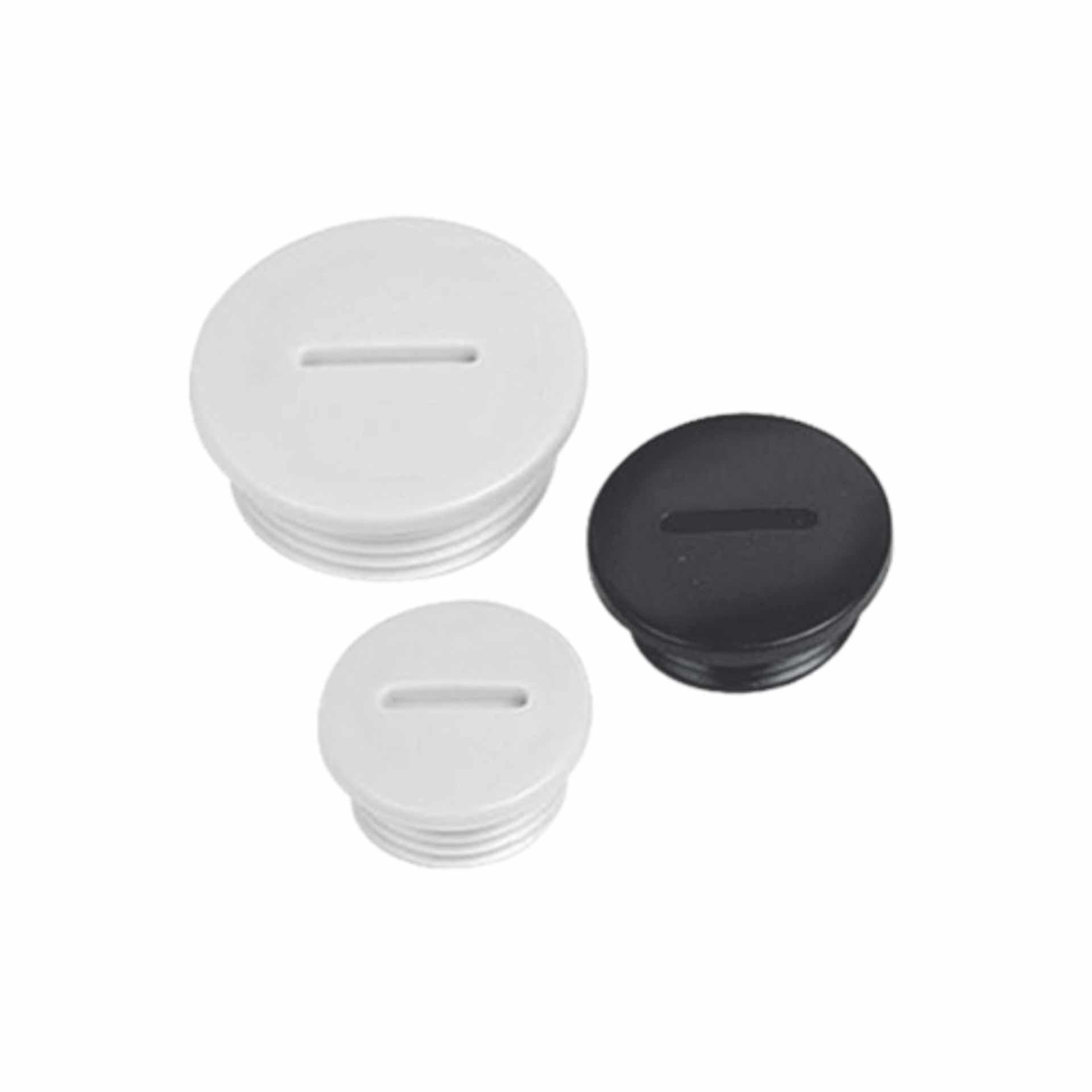 Blanking plugs for cable glands PG21, PA6, light grey (RAL7035)