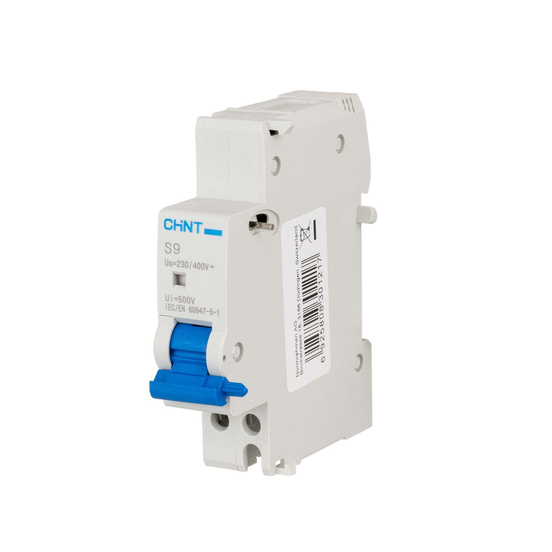 Chint Déclencheur à émission de courant - rail DIN (REG), AC 230–400V, Type S9