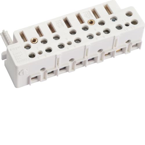 Hager Zählersteckklemme, universZ, Drehstrom 63 A, sperrbar, mit TRE-Anschlussklemmen, KJ30S Hager Zählersteckklemme, universZ, Drehstrom 63 A, sperrbar, mit TRE-Anschlussklemmen, KJ30S