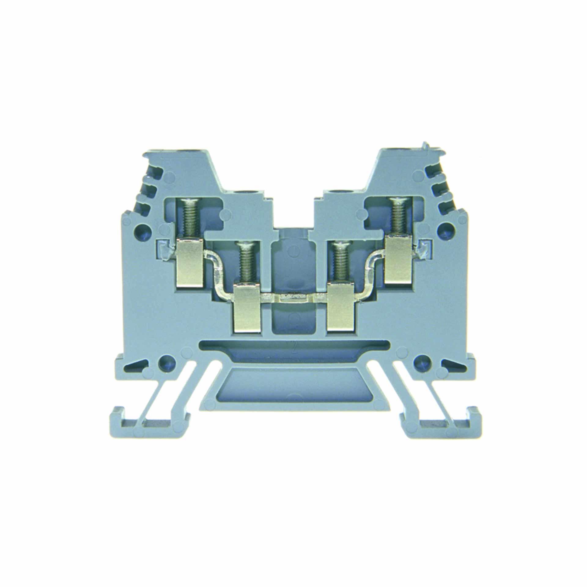 X-Reihenklemme DIN35 2.5mm², 4-Leiter, grau