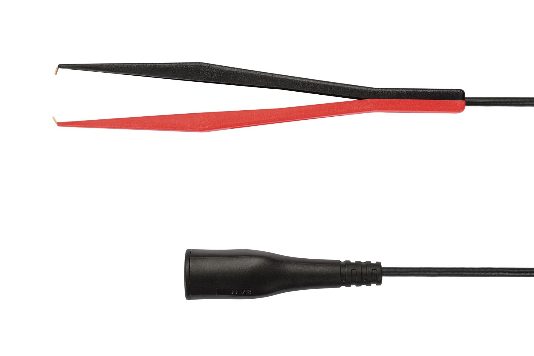 Fil de mesure Kelvin avec pincette et connecteur BNC, 1000mm