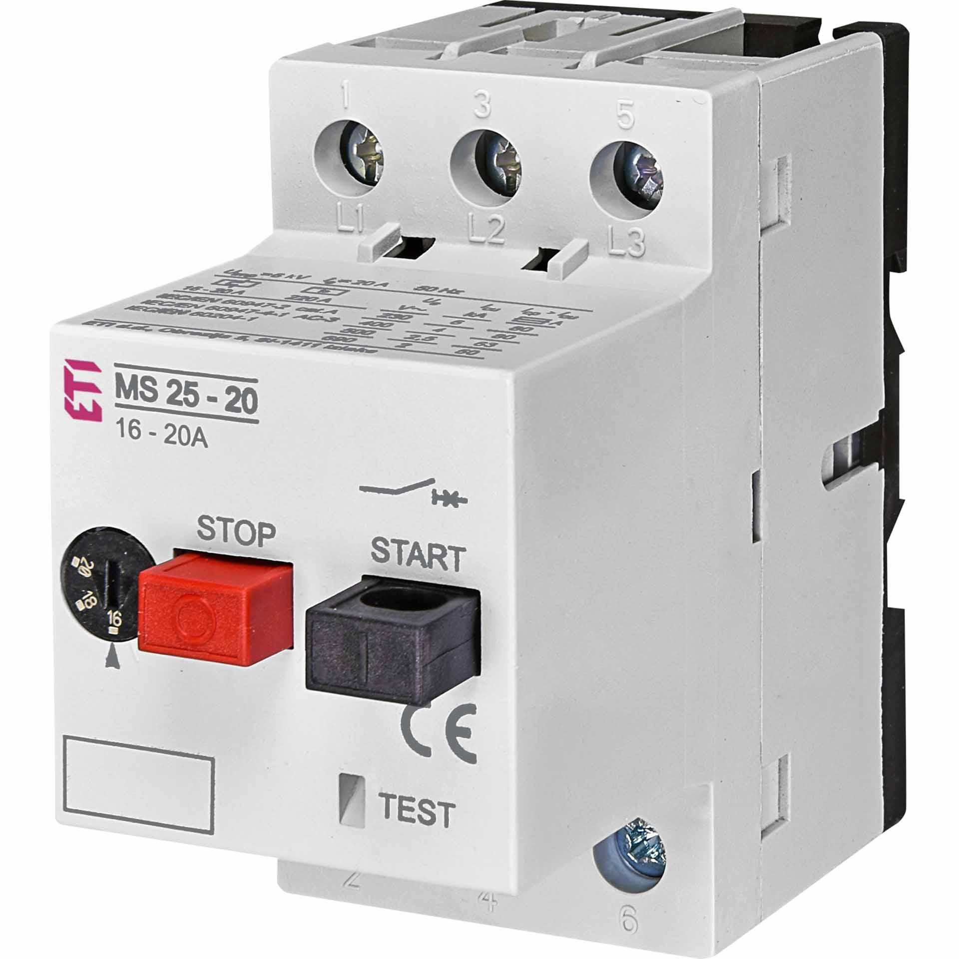 Motor circuit-breaker MS25 / 16.0 - 20.0A