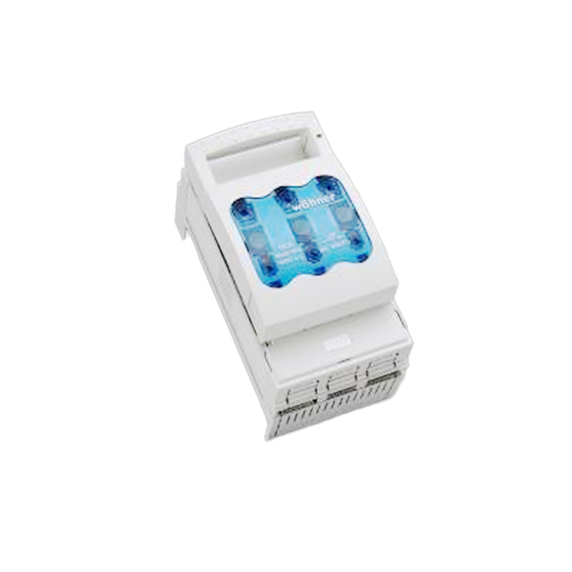 Interruttore-sezionatore con fusibili NH taglia 00, 3P, 60mm, RK, max. 160A, connessione superiore o inferiore