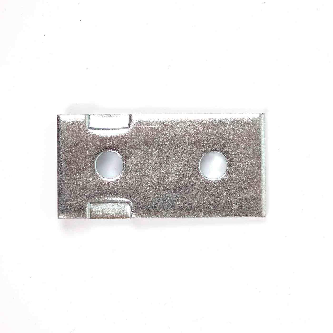 AZ 10.1 Plaque de raccordement en acier Ø 6.5mm / M6 / 25x50x3mm AZ 10.1 Plaque de raccordement en acier Ø 6.5mm / M6 / 25x50x3mm