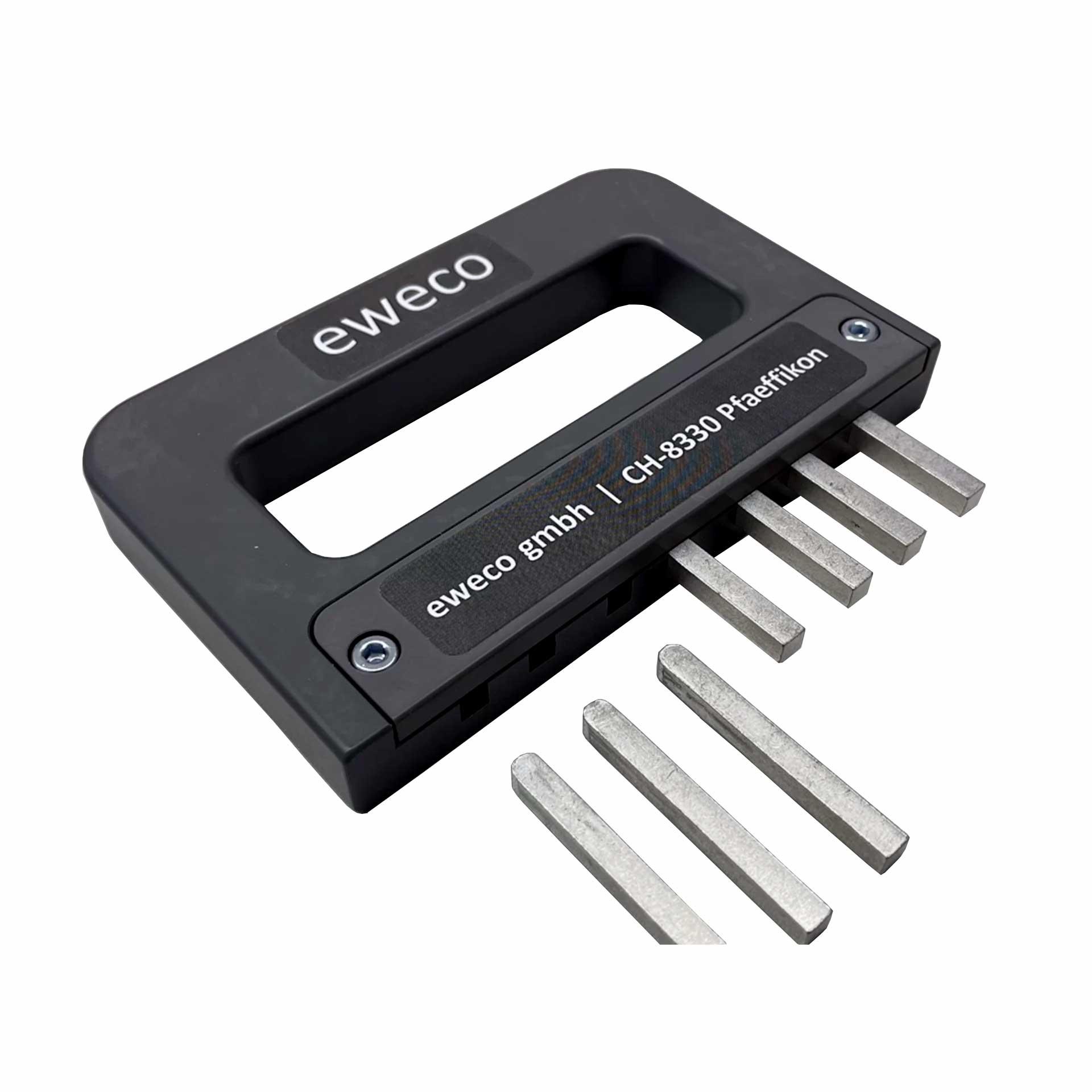 eweco Stiftmontagelehre für 4-kant Stifte 5x5mm eweco Stiftmontagelehre für 4-kant Stifte 5x5mm