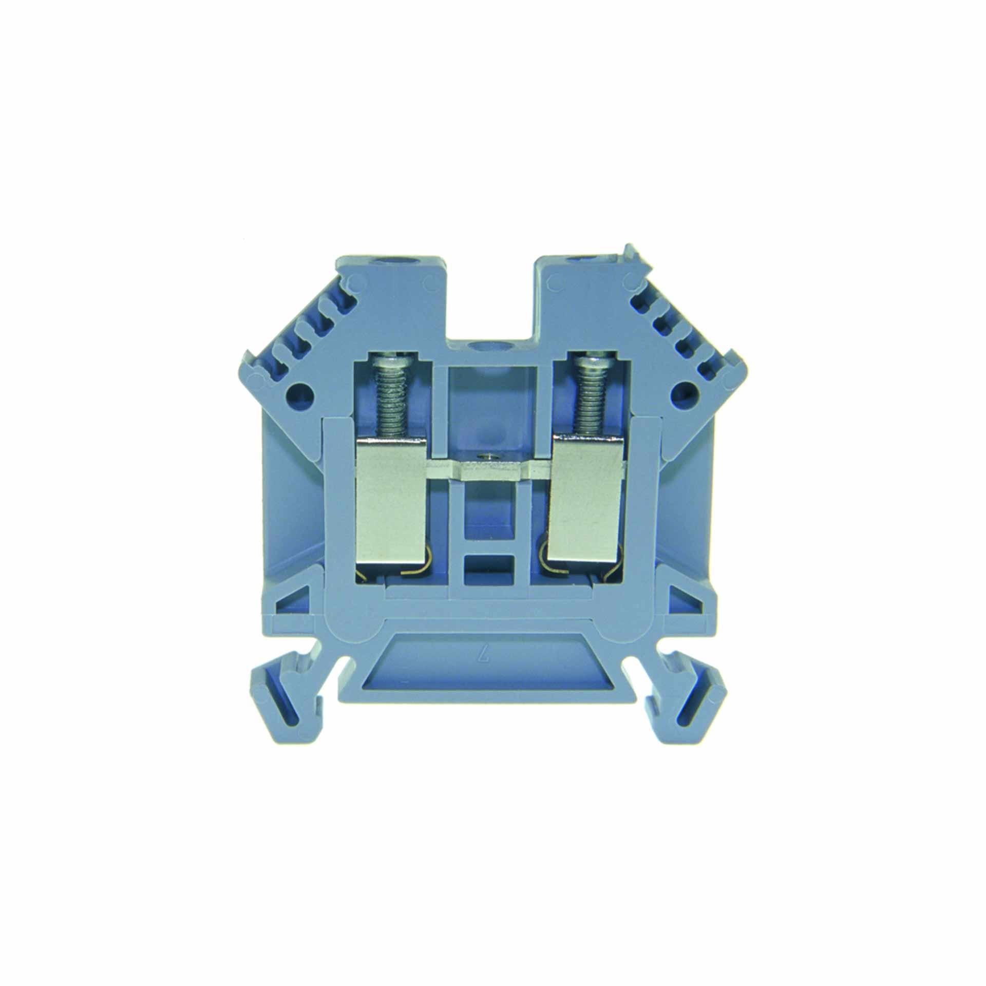 Morsettiera DIN35 4mm², 2 fili, grigio