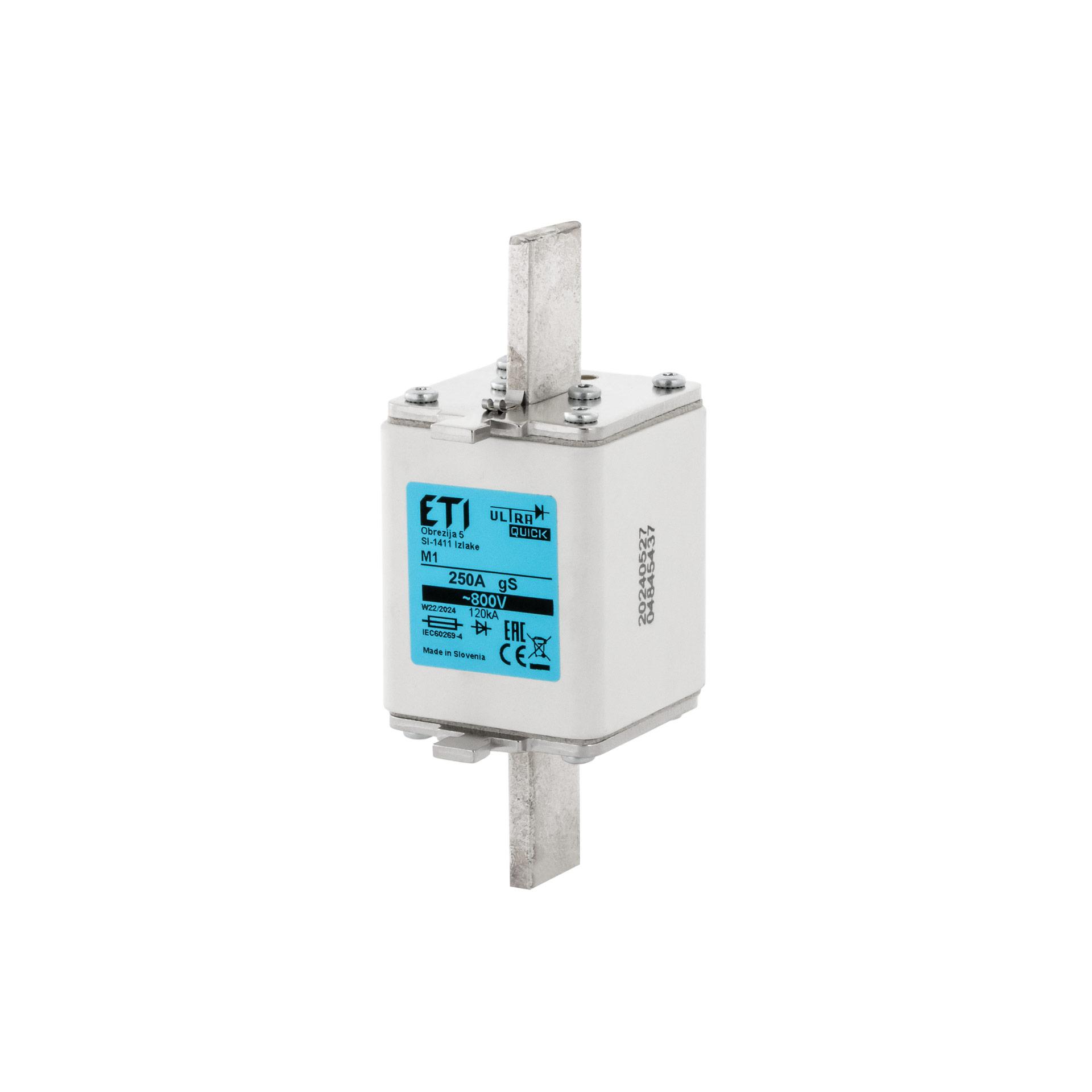 Fusible-semiconducteurs HPC Gr. 1, 250A, Charakteristik gS, 800V