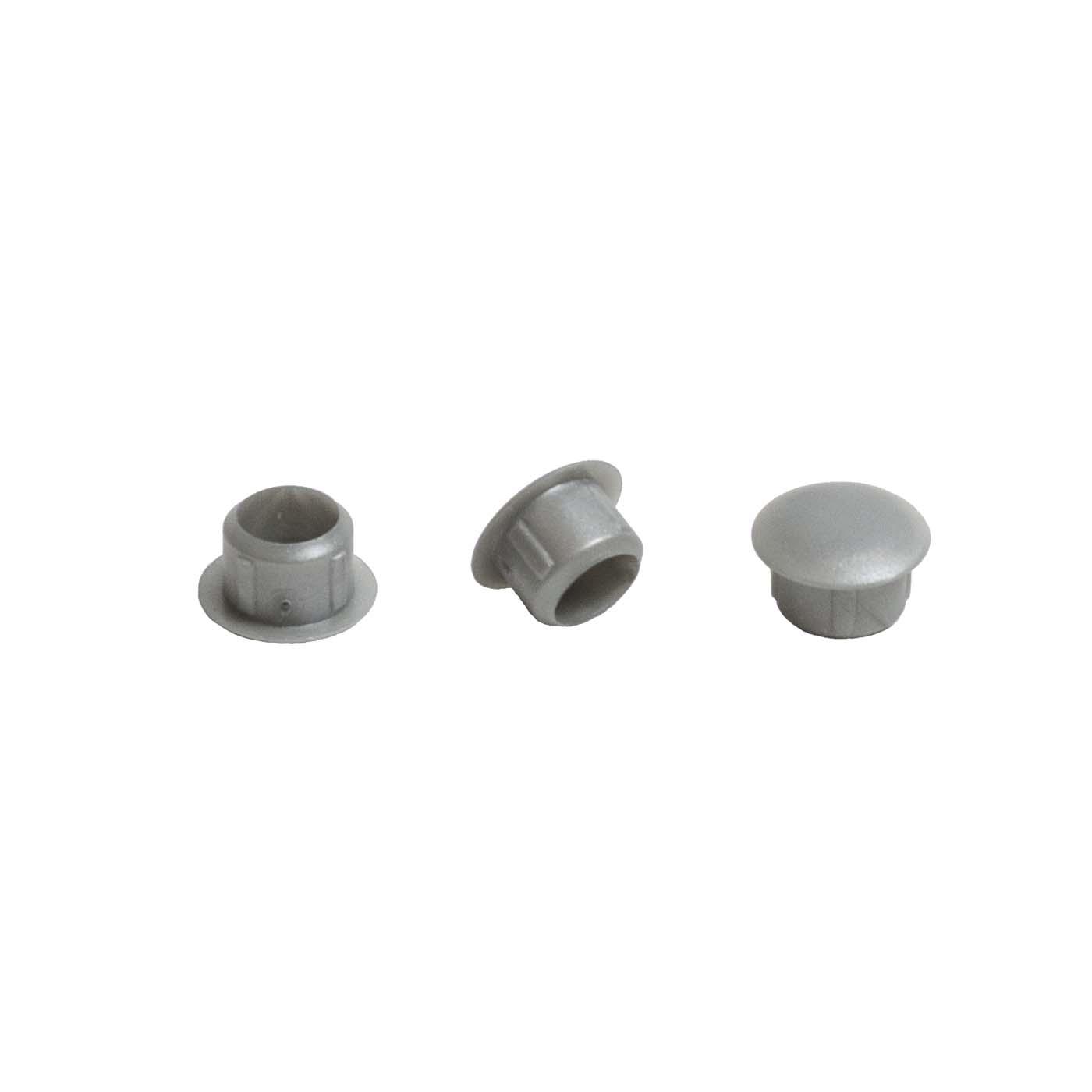 SP Abdeckkappe KappenØ=13mm, BohrØ=10mm, RAL 9006 SP Abdeckkappe KappenØ=13mm, BohrØ=10mm, RAL 9006