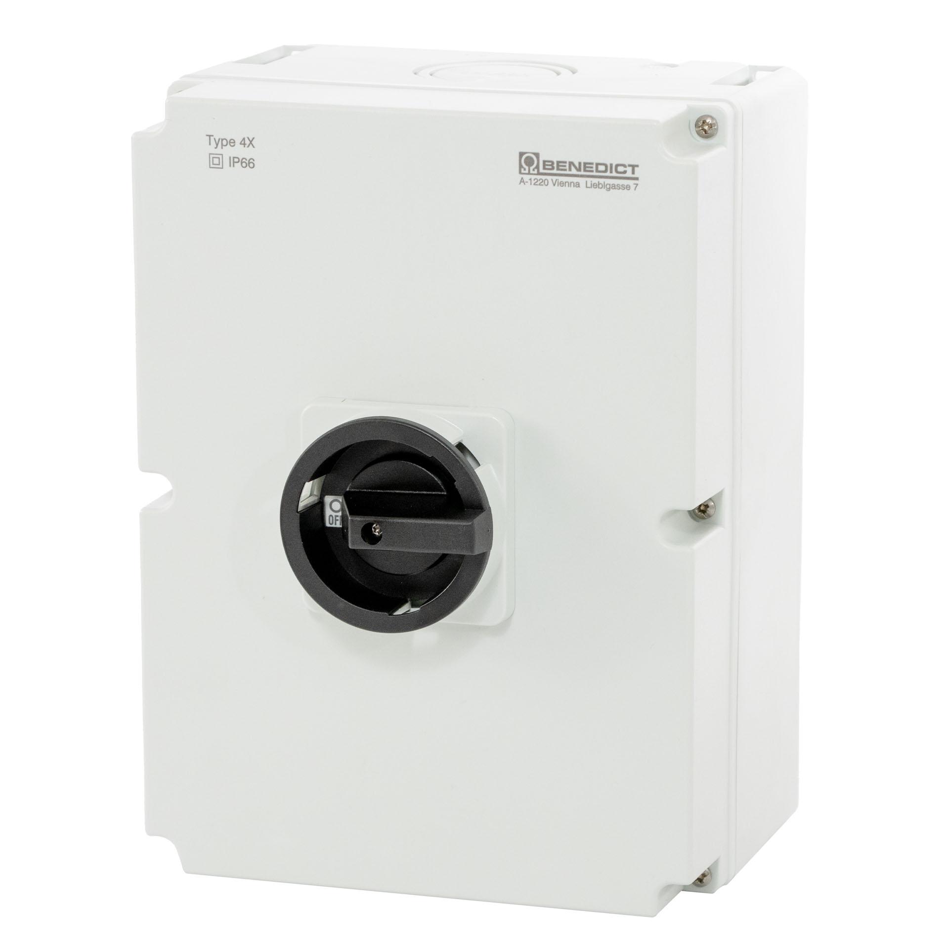 Interrupteur principal AP 4P 125A, PF3 boîtier / M50, 45 kW