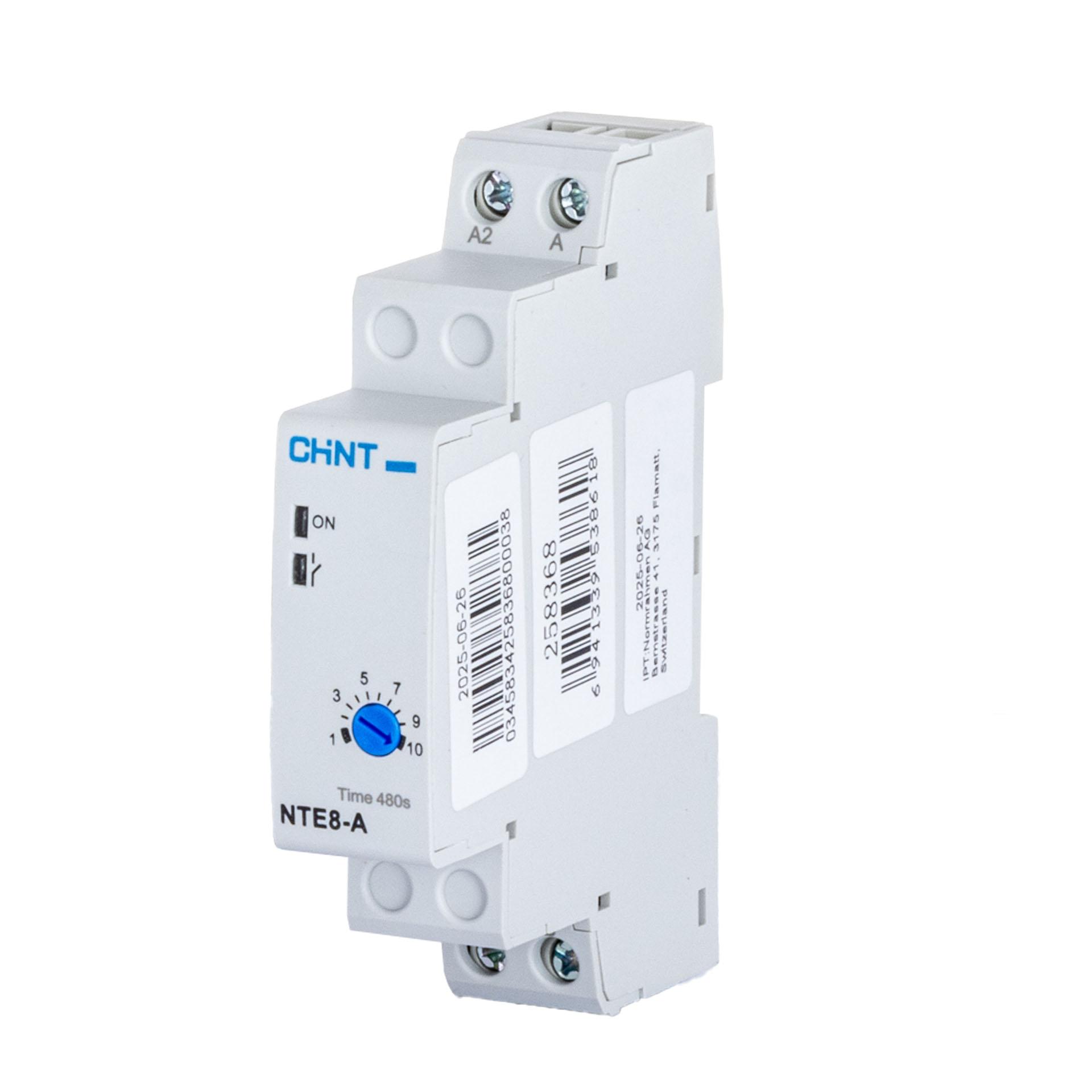 Chint Minuterie 48s - 480s., 1S nicht potenzialfrei, 5A 230V AC, Typ NTE8-A 48s-480s AC230V
