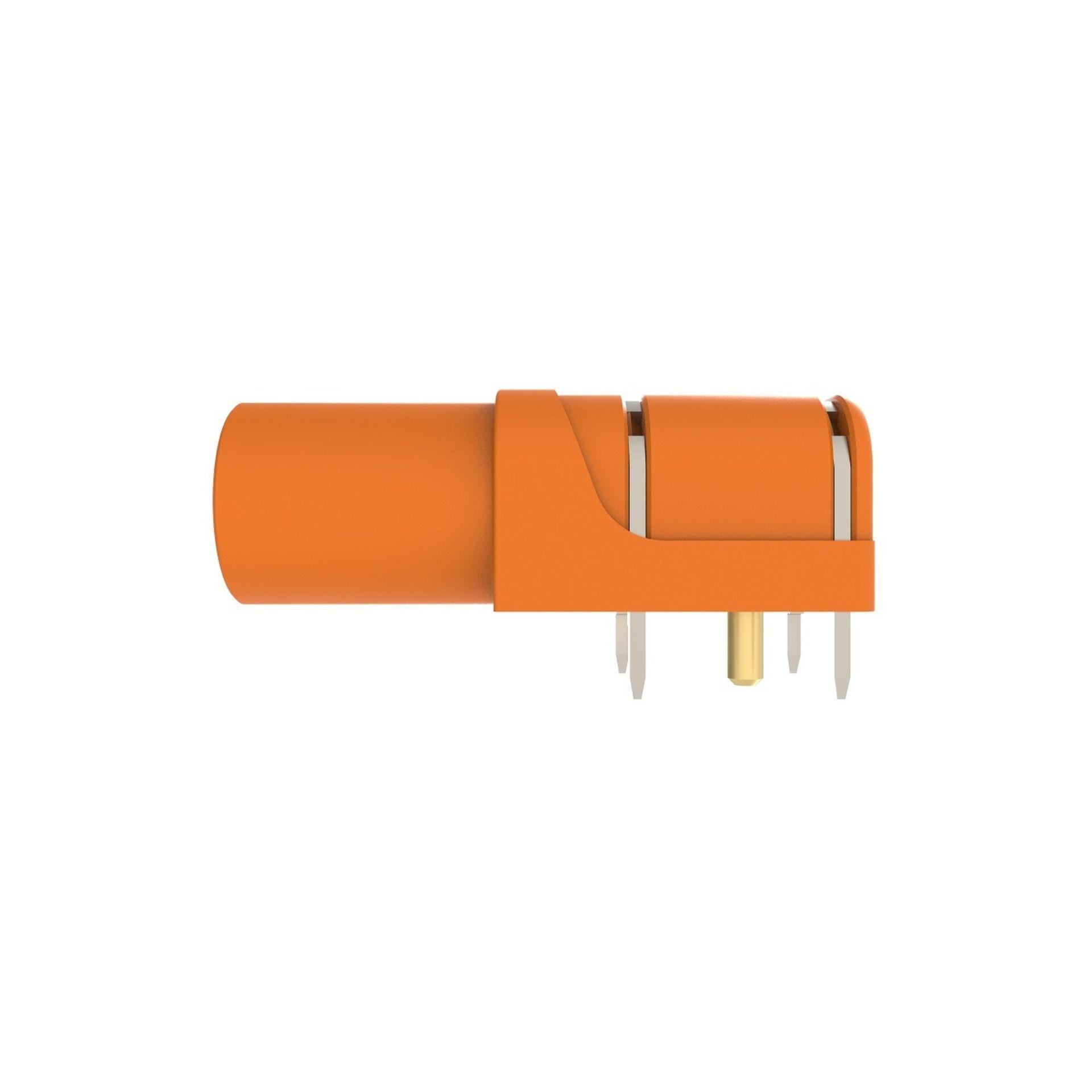Presa angolare di sicurezza ø 4 mm, arancione