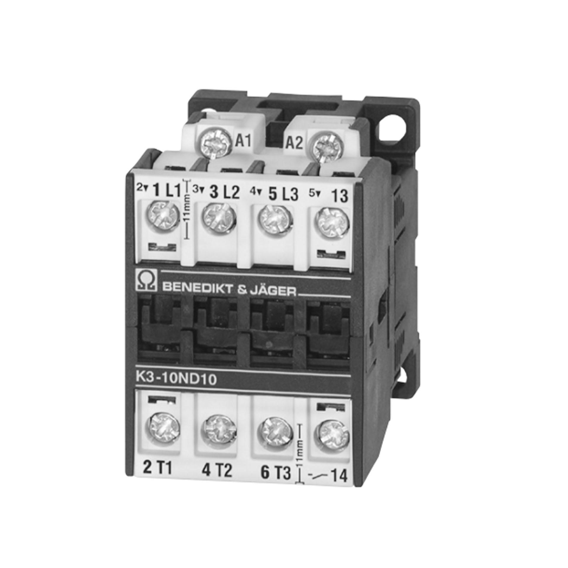 Leistungsschütz 3-polig, 3S + HK 1S, 32A AC1, K3-22ND10 230V AC