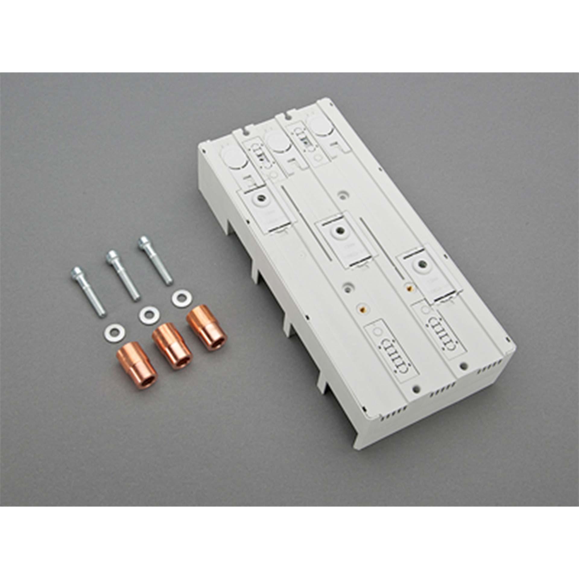 3P adaptateur pour jeu de barres 250A, connecteur inclus,140x300mm