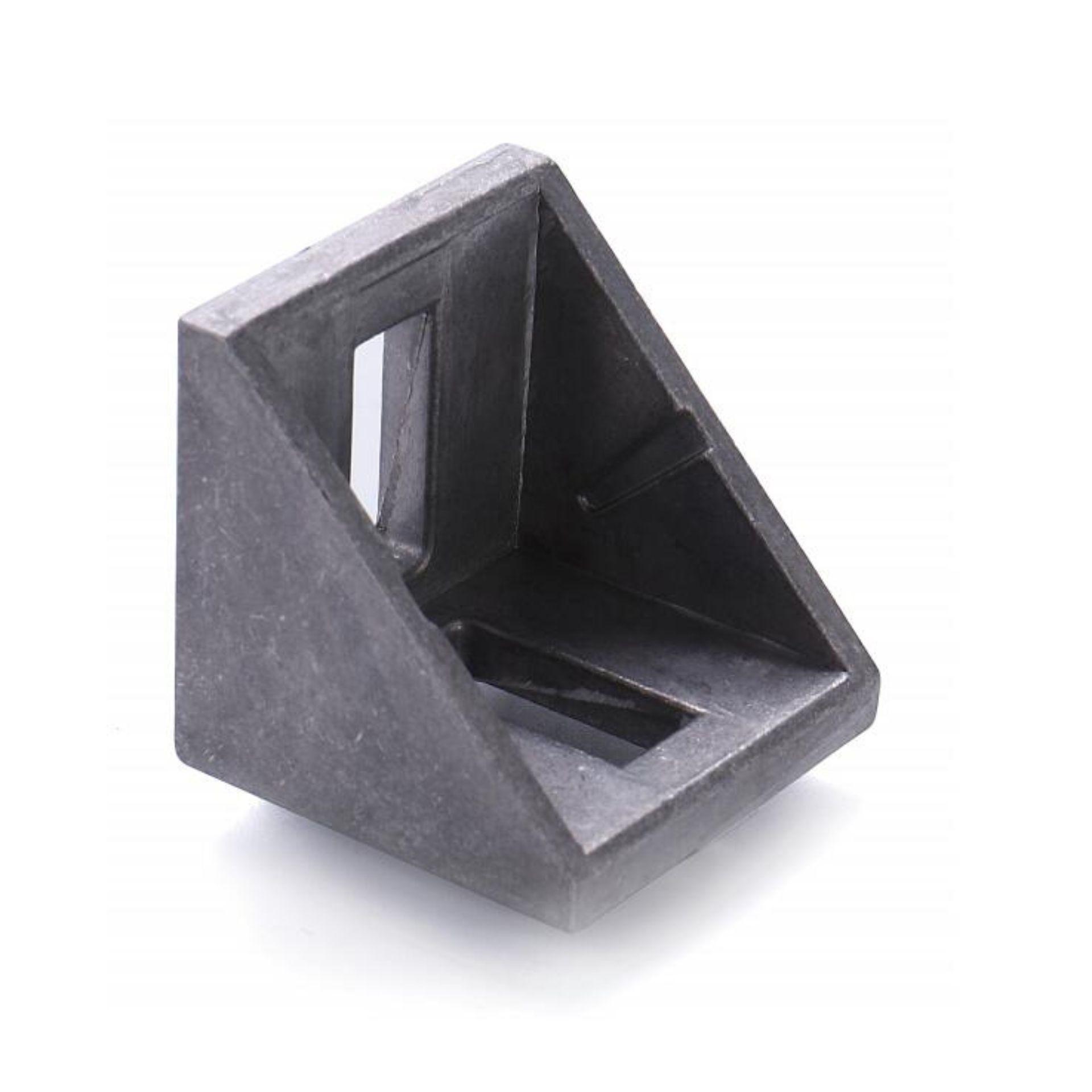 Équerre 90° en aluminium pour profilés, 40x40mm