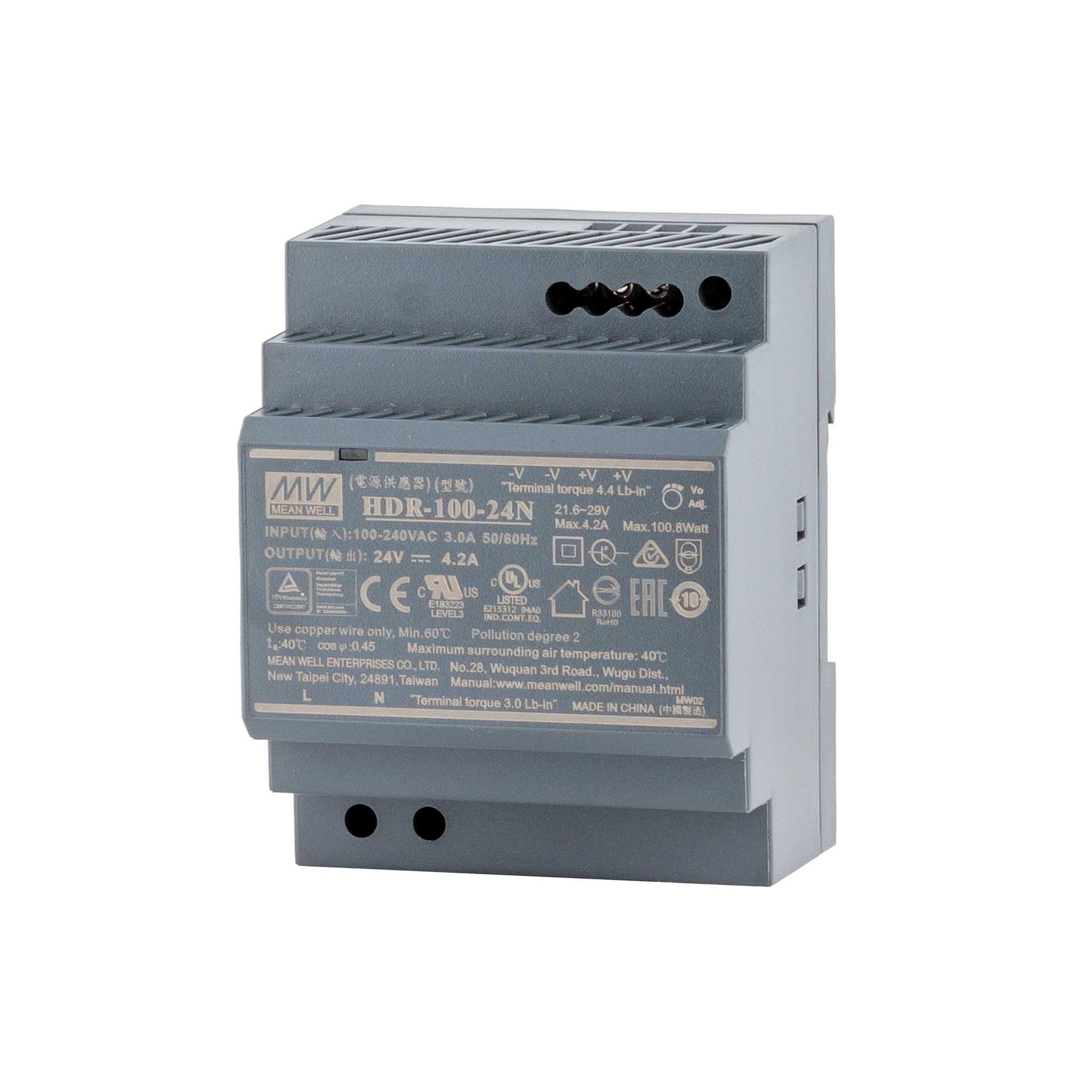 Alimentation à découpage à paliers/automatique prim. 85-264 V, 50/60 Hz, sec. 24 V DC ; 4,2A