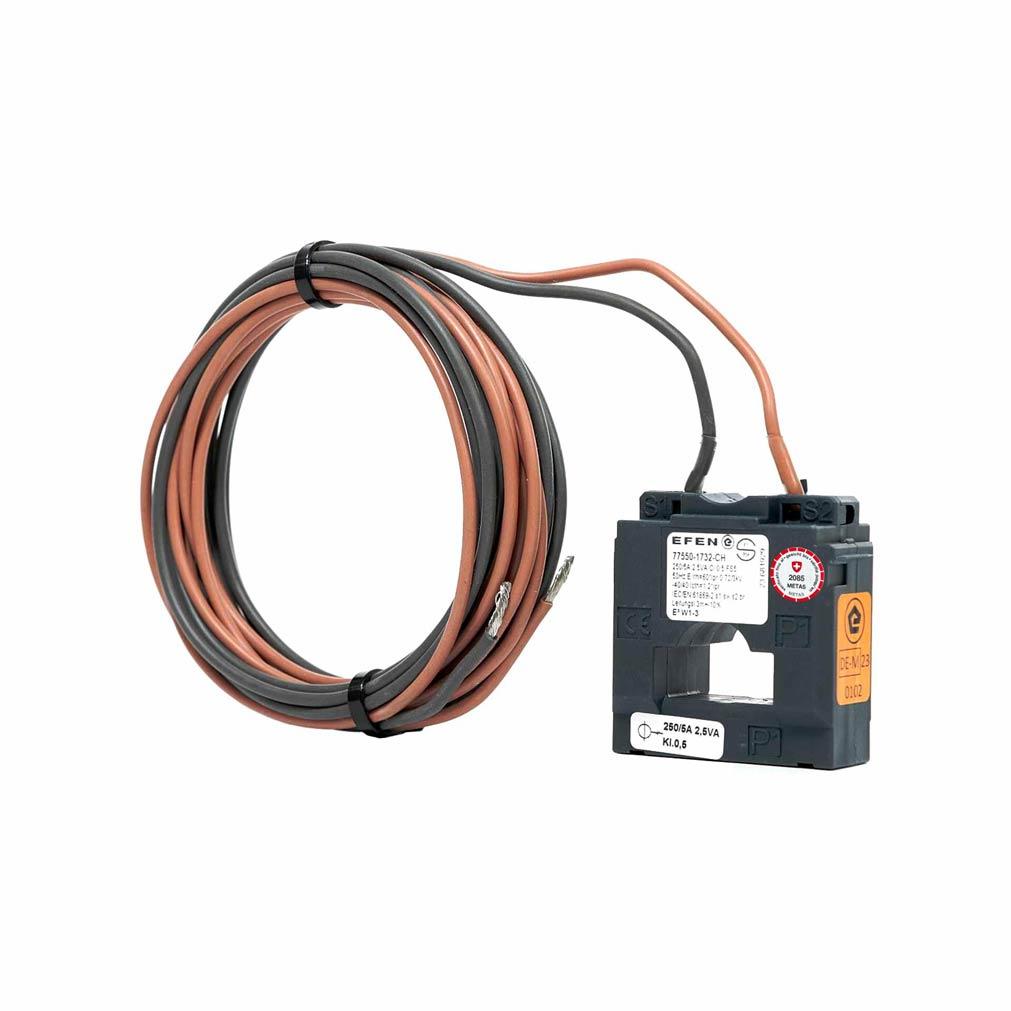 Trasformatori di corrente calibrati per sezionatori NH, taglia 1-3, 250/5, 2,5VA, classe 0,5 CH