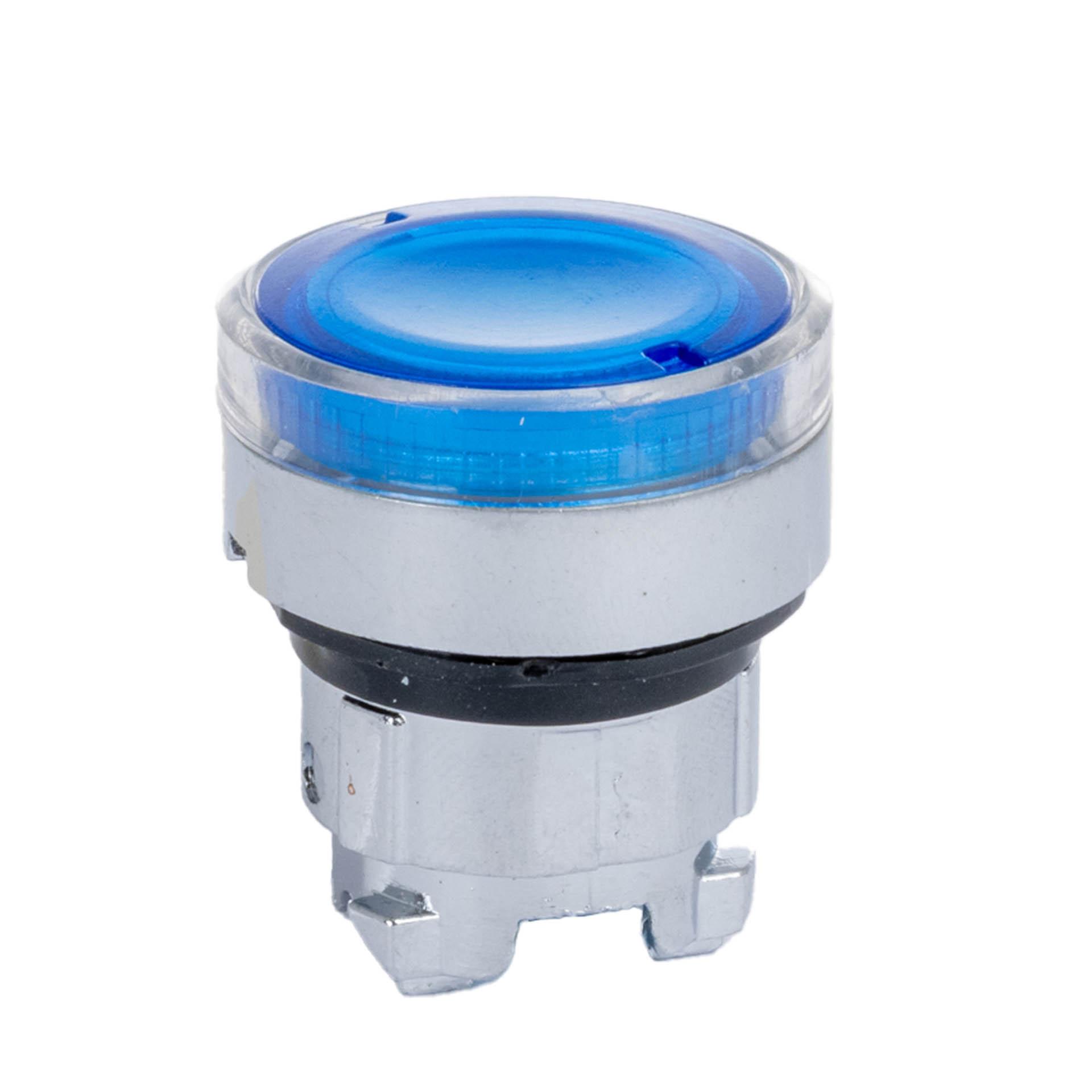 Leuchtdrucktasterkopf blau, Ø 22.5mm