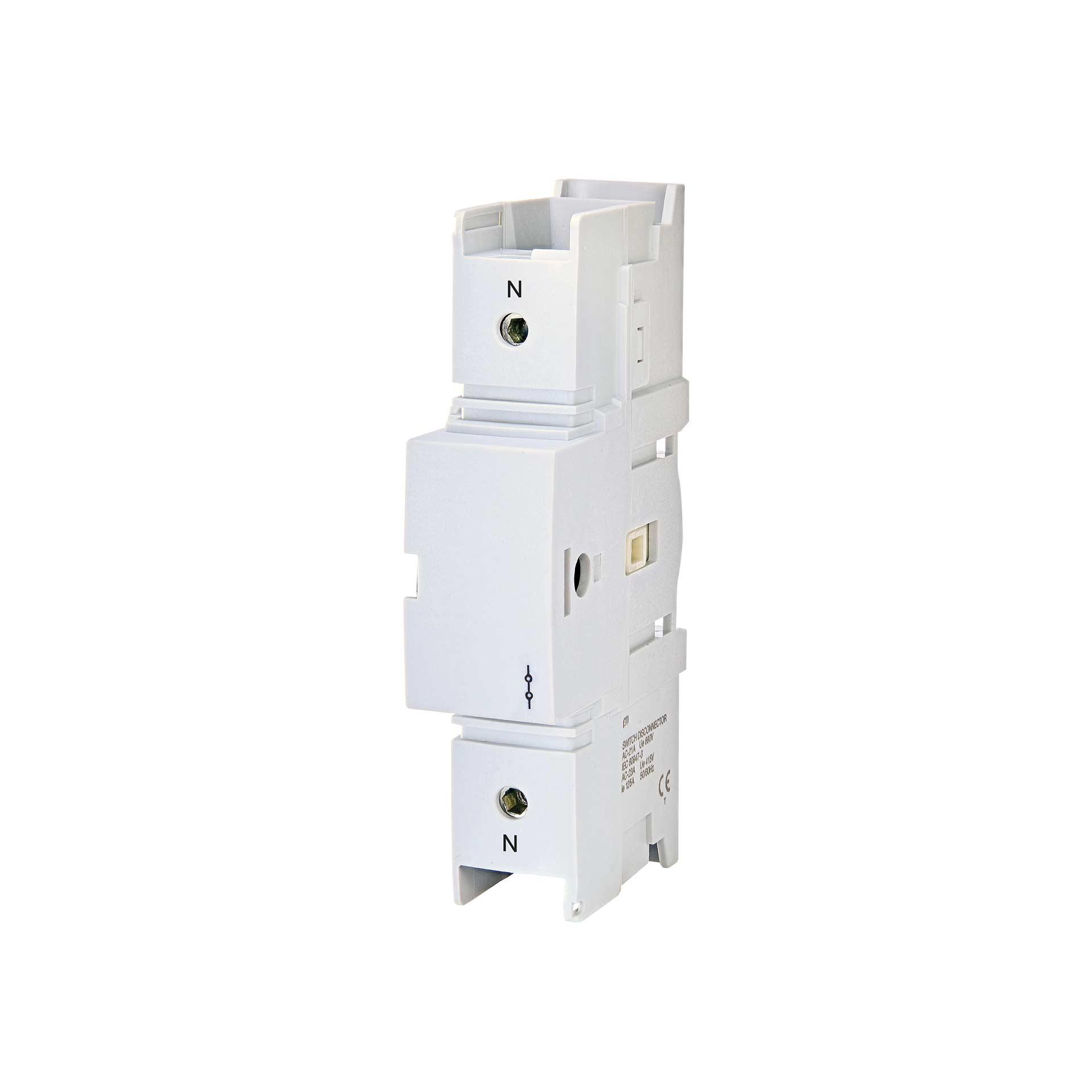 Additional non-switched pole (N) for switch-disconnector CLBS 100A to 125A,