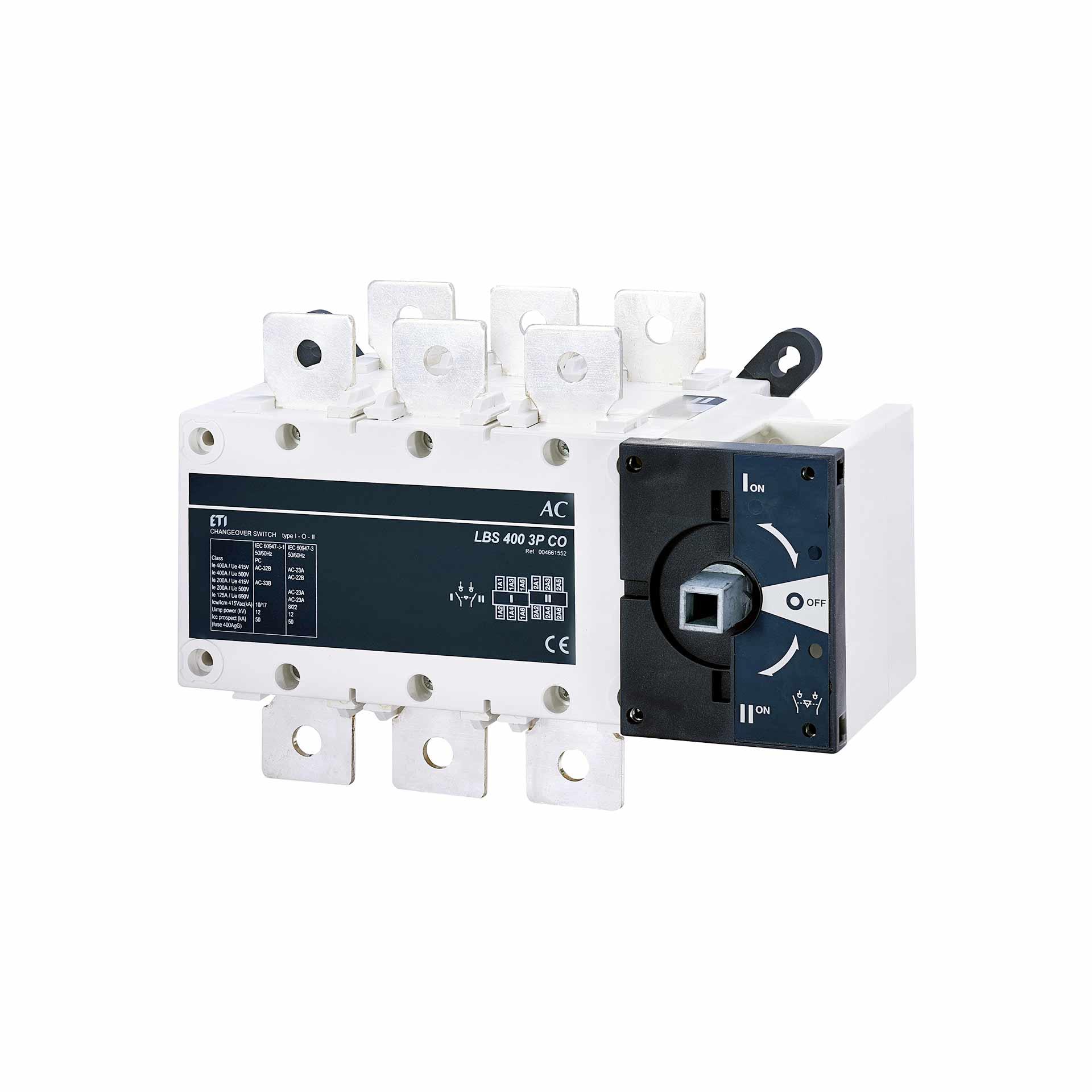 Switch-disconnector SLBS 400A, 3P without switching lever