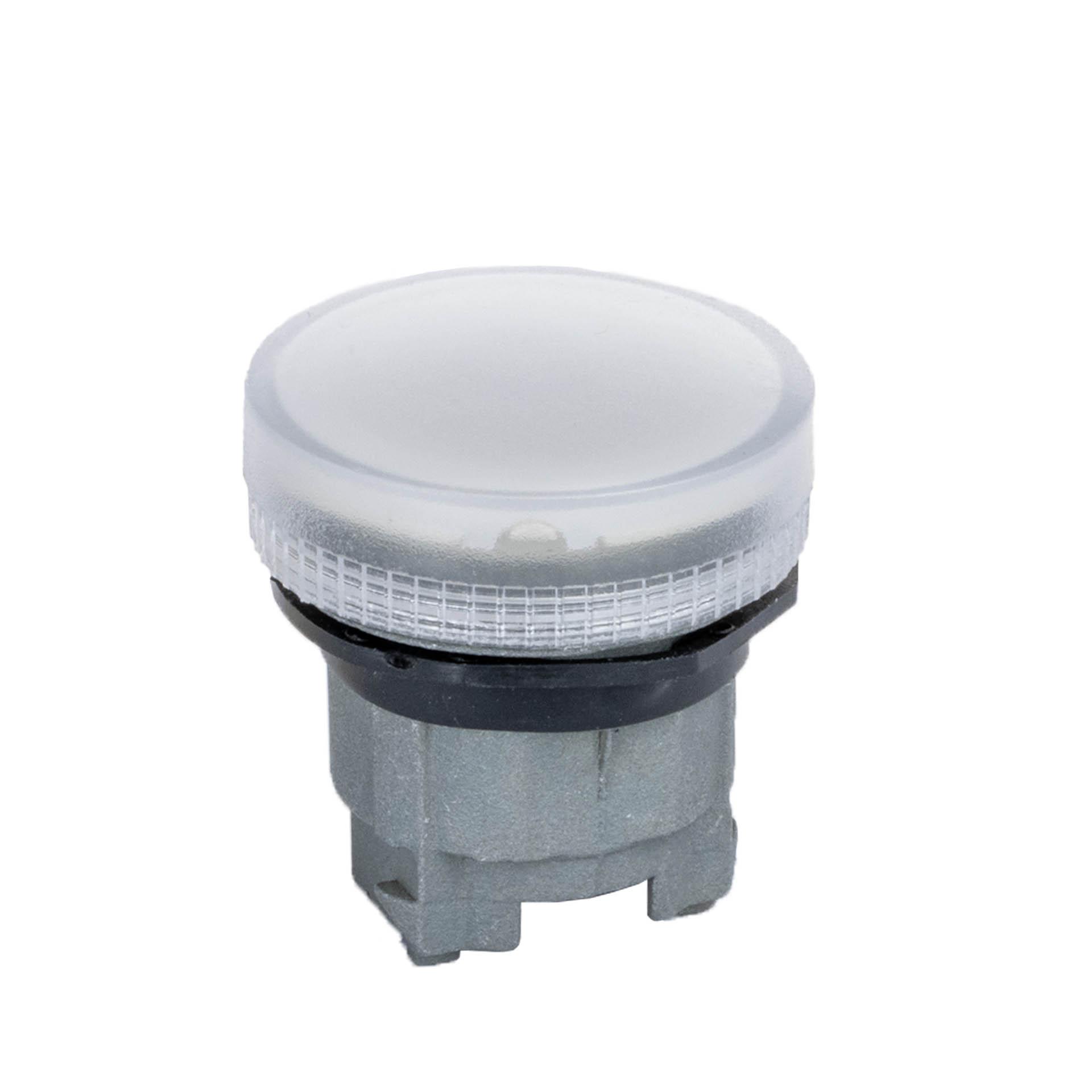 Kopf zu Signallampe weiss, Ø 22.5mm