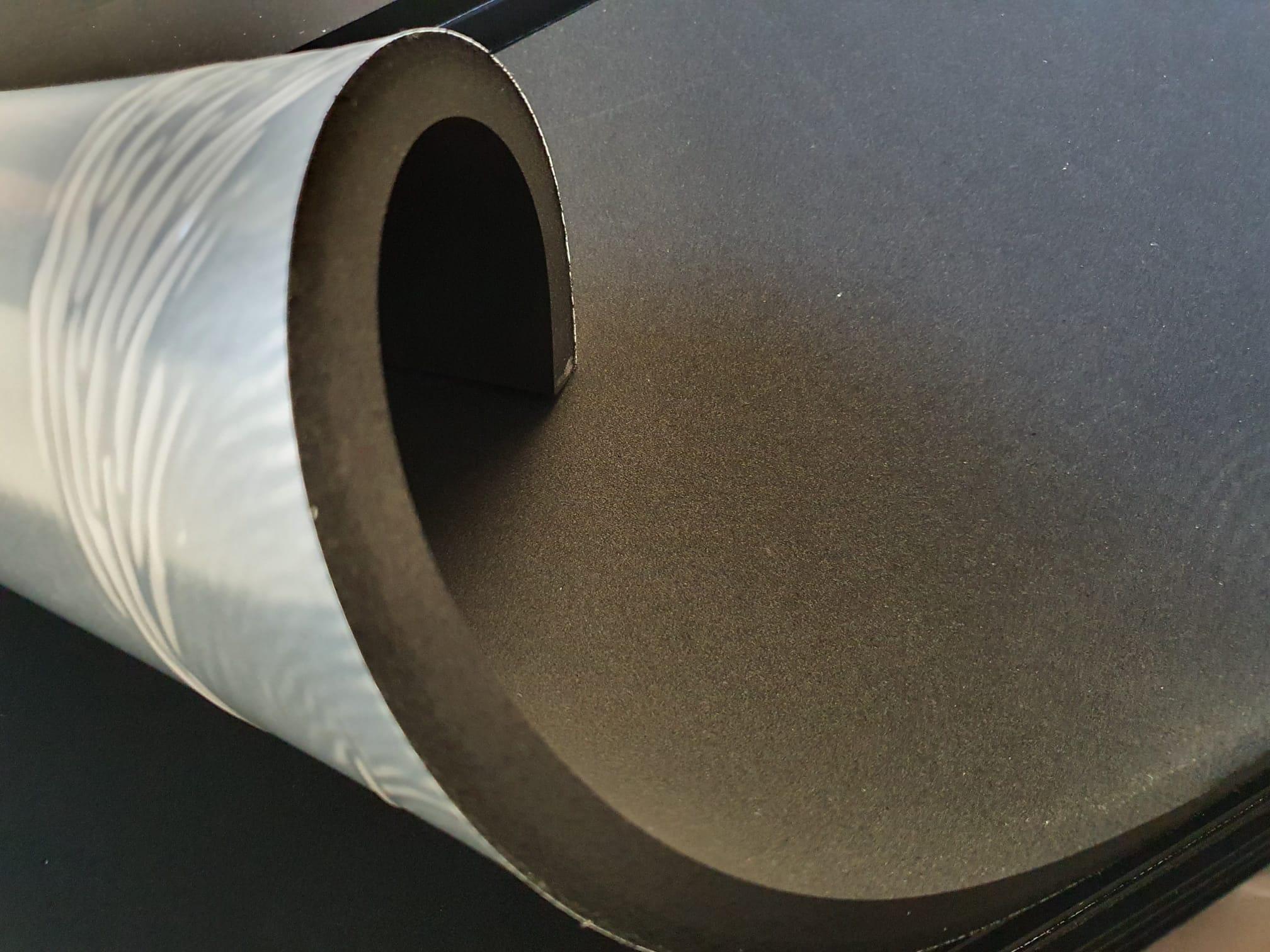 Kabeleinführungs-Schaumstoff aus Zellkautschuk mit einseitiger Klebefolie, 295x2000x14mm