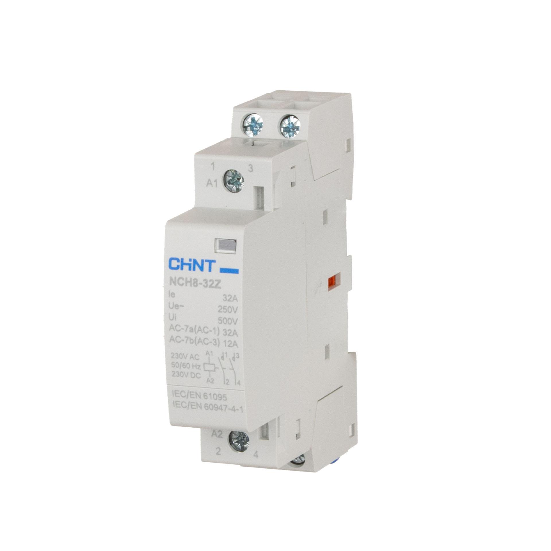 Chint Installationsschütz, 2-polig, 32A (AC-1 400V), AC/DC 230V, 2 Schliesser