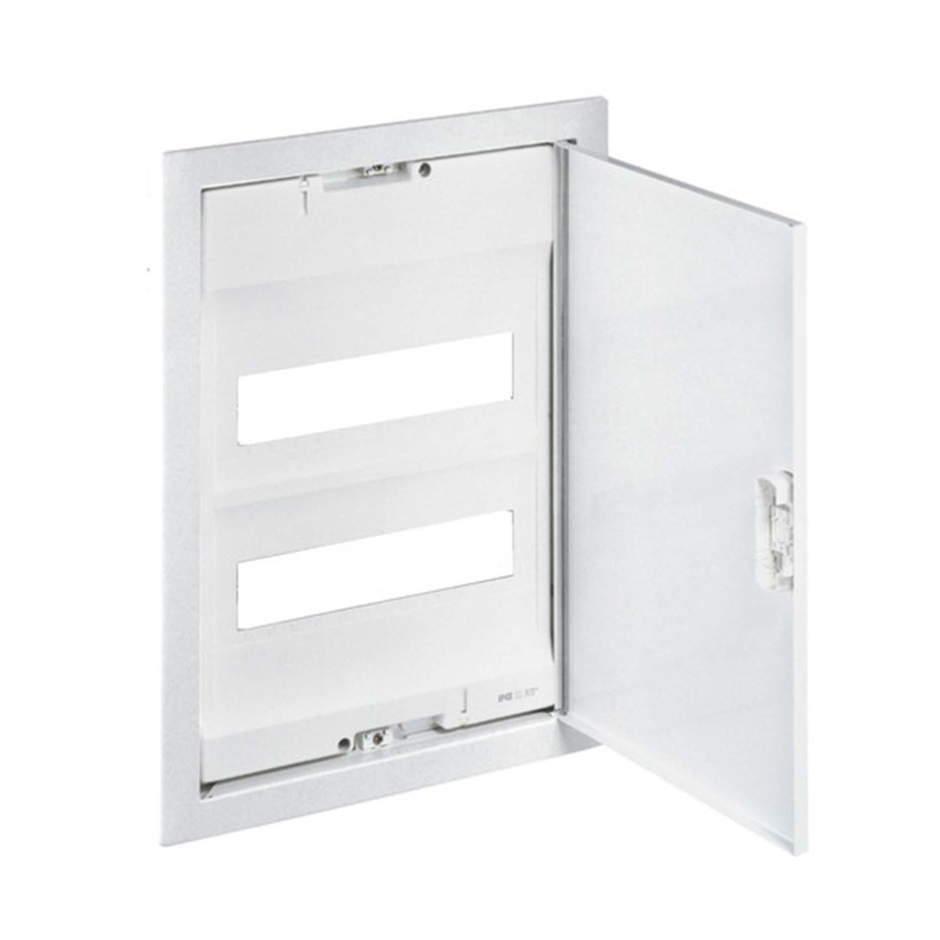 Scatola di distribuzione da incasso Ekinoxe con porta, senza EK, 2x12TE