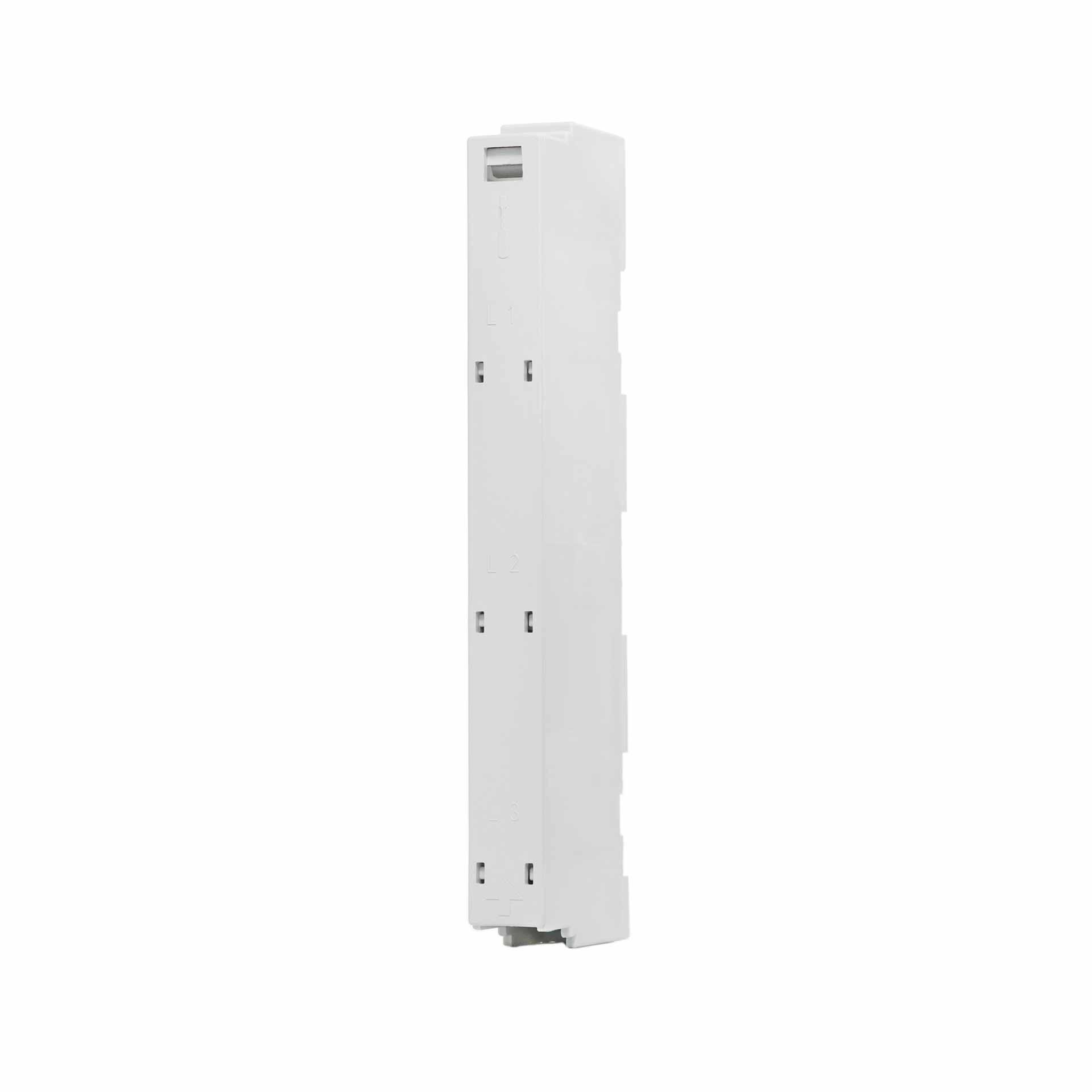 support de jeu de barres 3 pôles, avec bornes intégrées de 1,5 à 16 mm² (80A) support de jeu de barres 3 pôles, avec bornes intégrées de 1,5 à 16 mm² (80A)