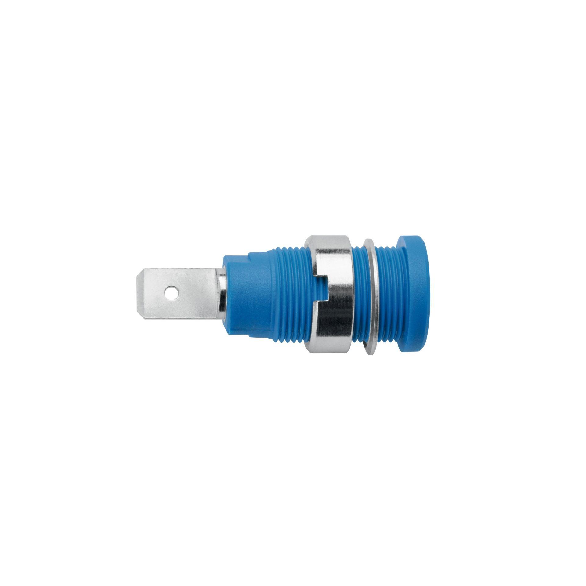 Presa di sicurezza integrata ø 4 mm, blu