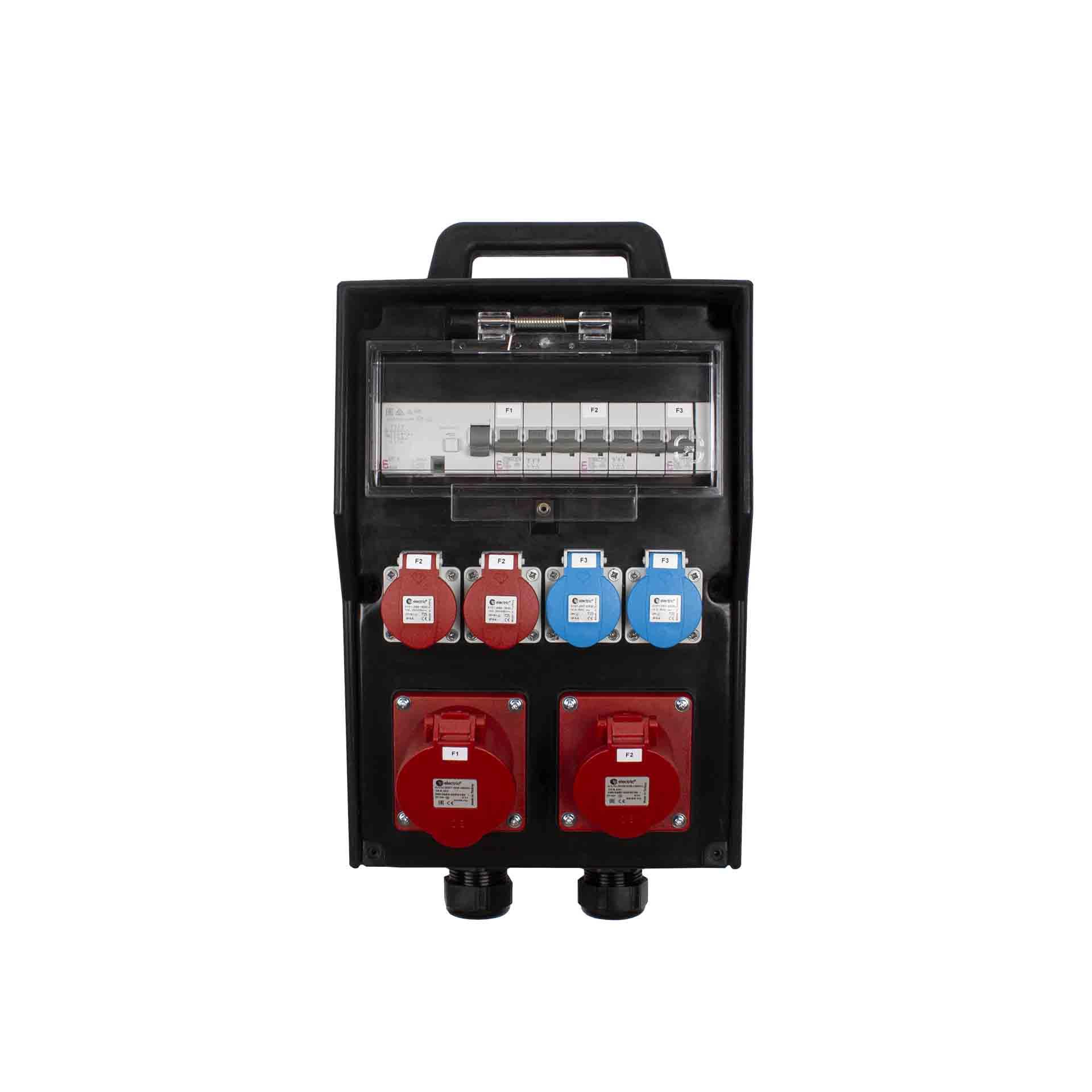 Hard rubber site power distributor 261S-06 63A