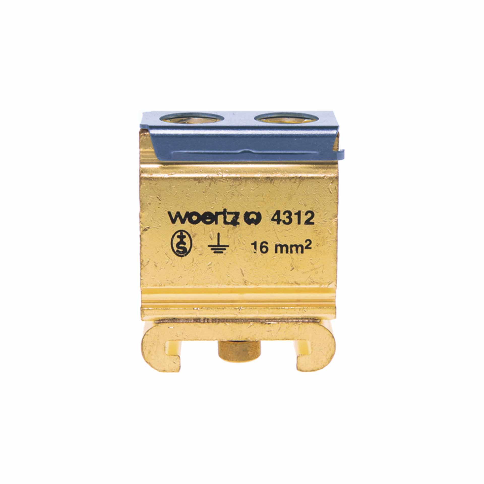Protective conductor branch terminal 16mm² bare