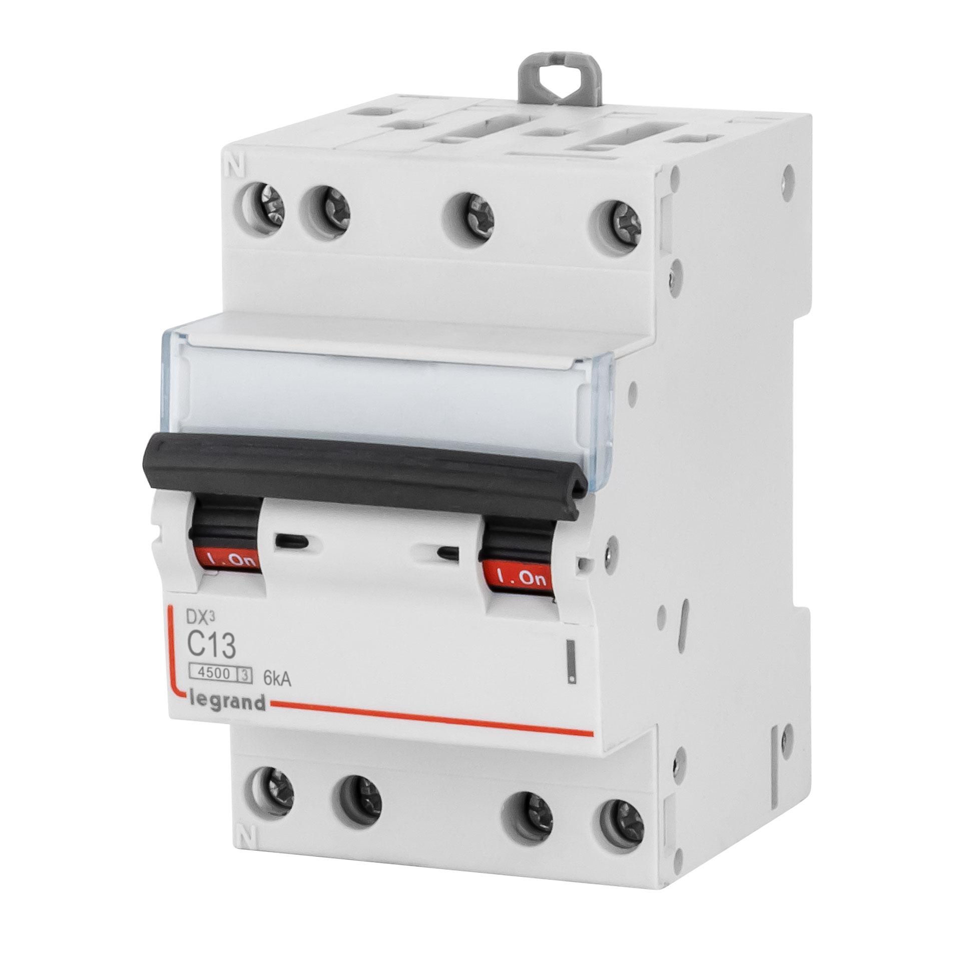 Leitungsschutzschalter Optimiert 4P, Charakteristik C / 13A, 4.5kA, Schraubanschluss