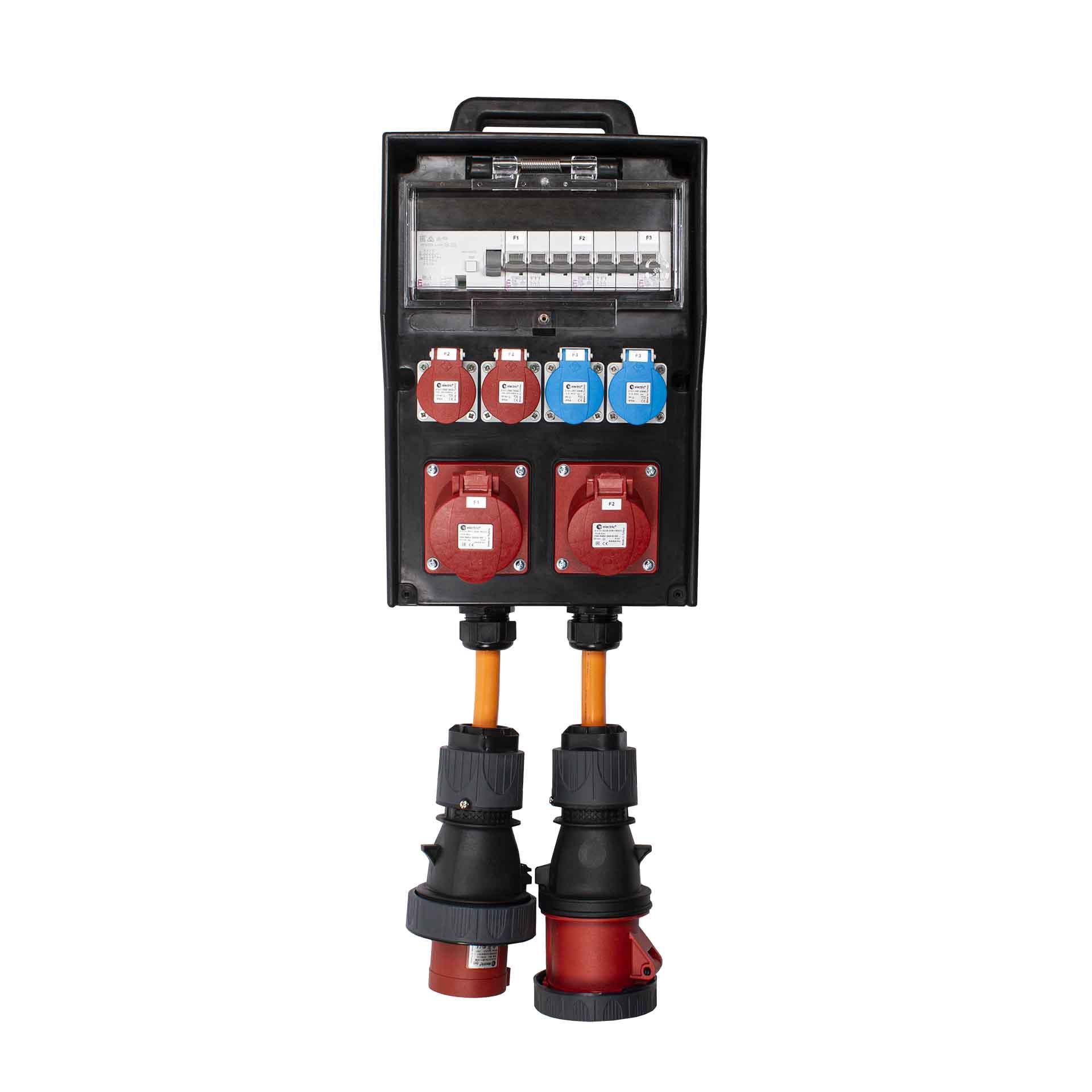 Hard rubber site power distributor 261S-08 63A