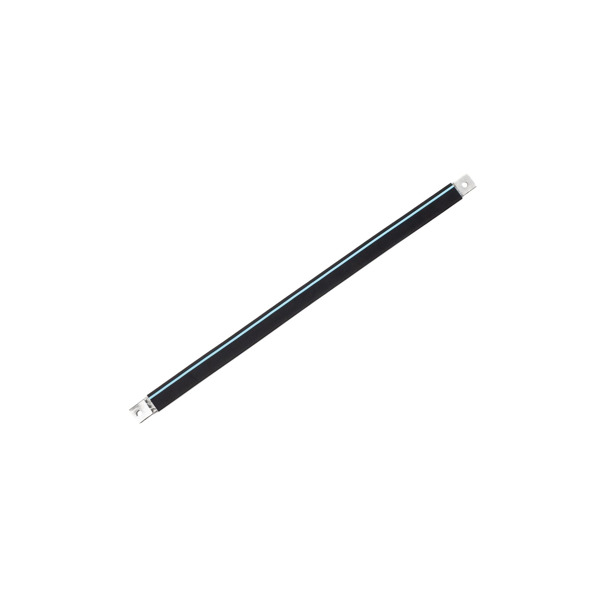 Insulated connection lug made of tinned copper braid "L:630mm" 120mm², 400A, M10 & M10, halogen-free