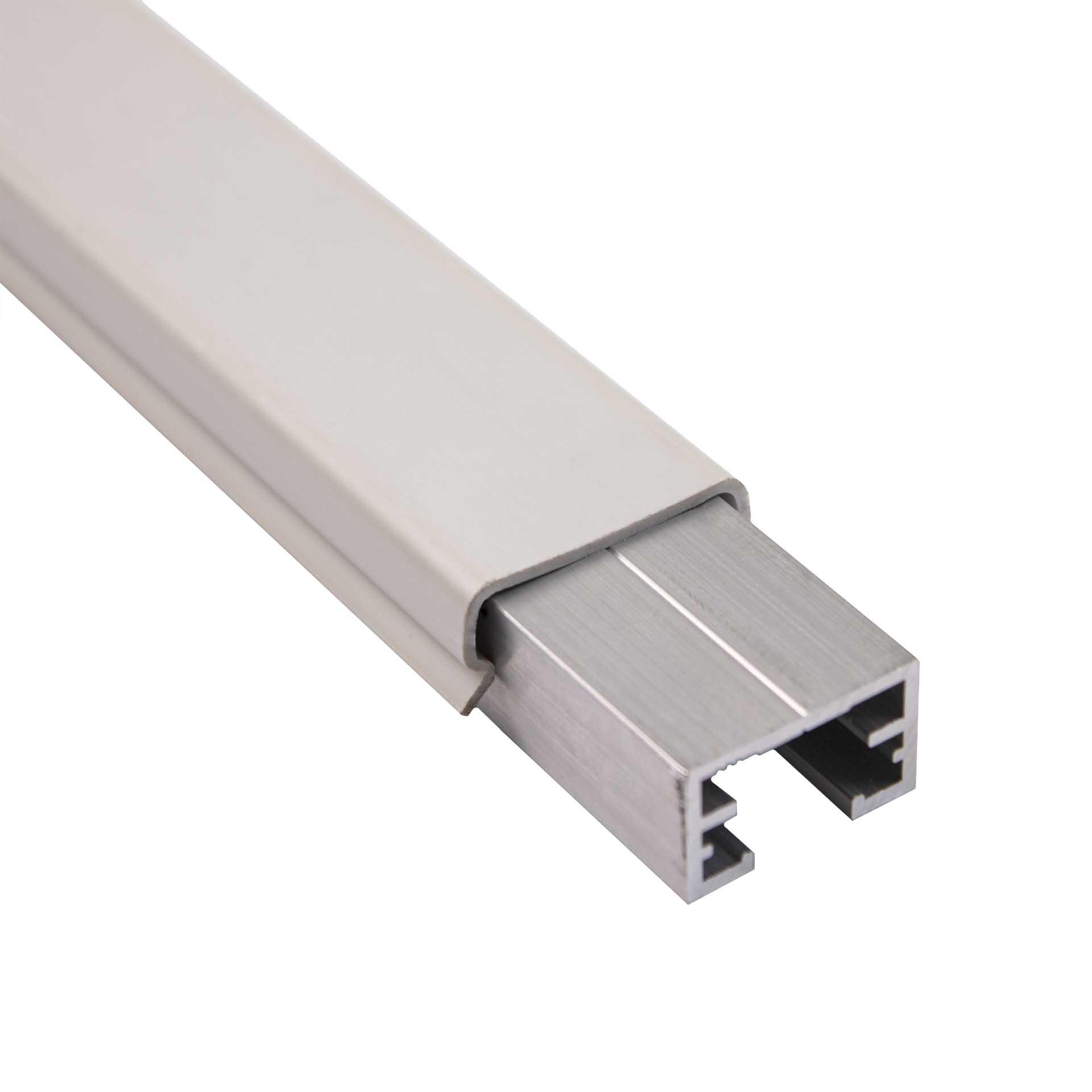 Edge protection profile, GK 25 A, PVC, RAL 7035 light grey Edge protection profile, GK 25 A, PVC, RAL 7035 light grey