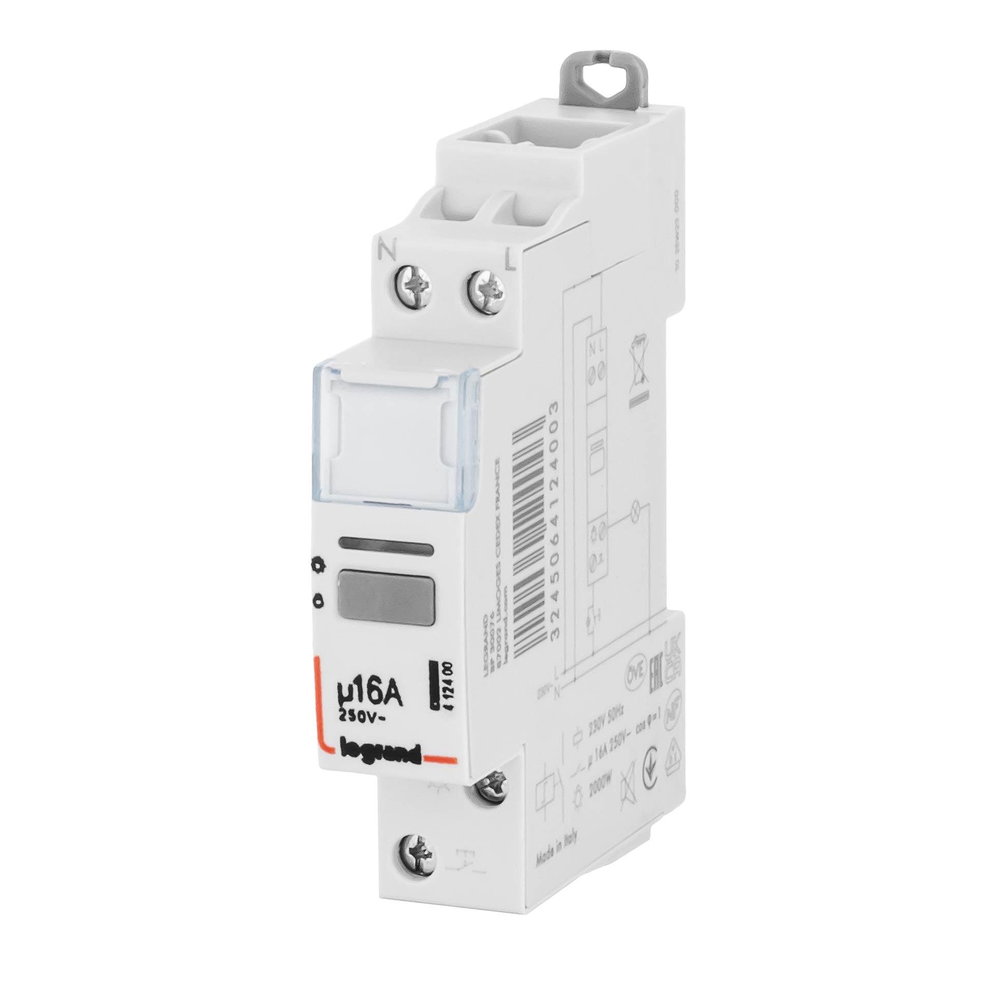 Interruttore a gradini CX3 a basso rumore 16A, 1L, 230VAC, 1NO