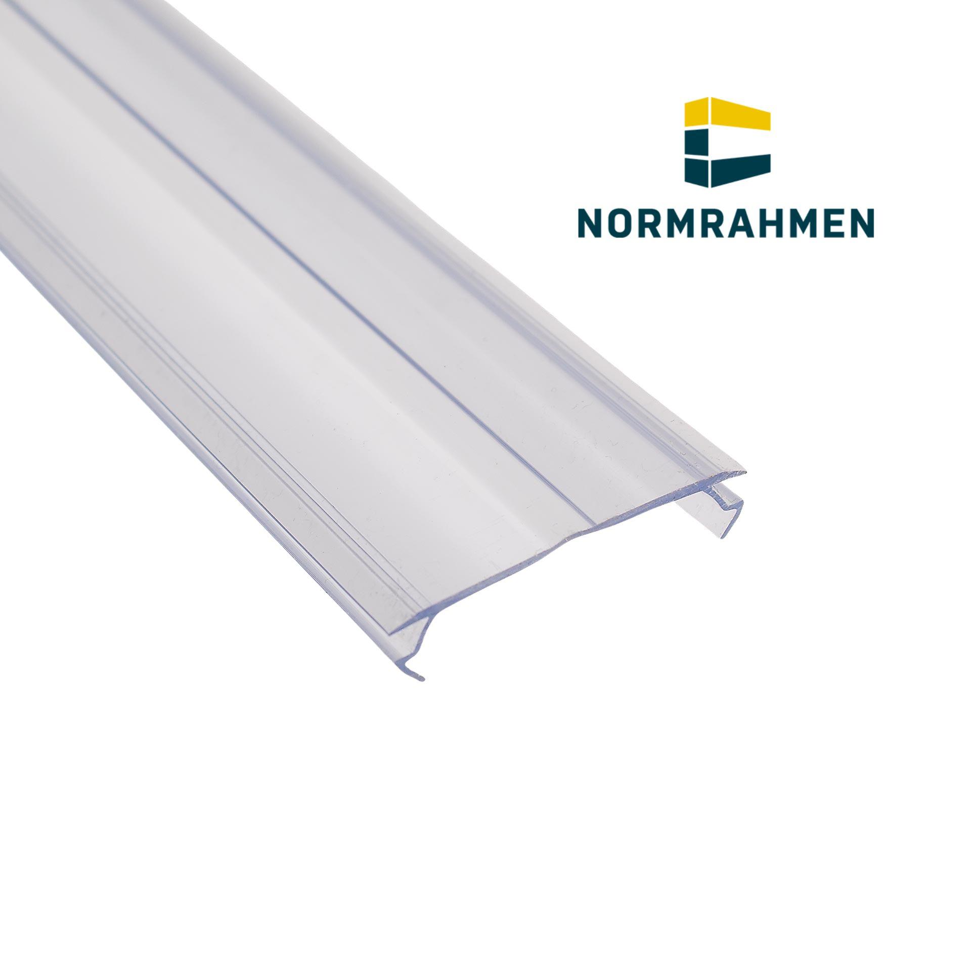 Profil obturateur, sans halogène, transparent, 2 mètres de long Profil obturateur, sans halogène, transparent, 2 mètres de long