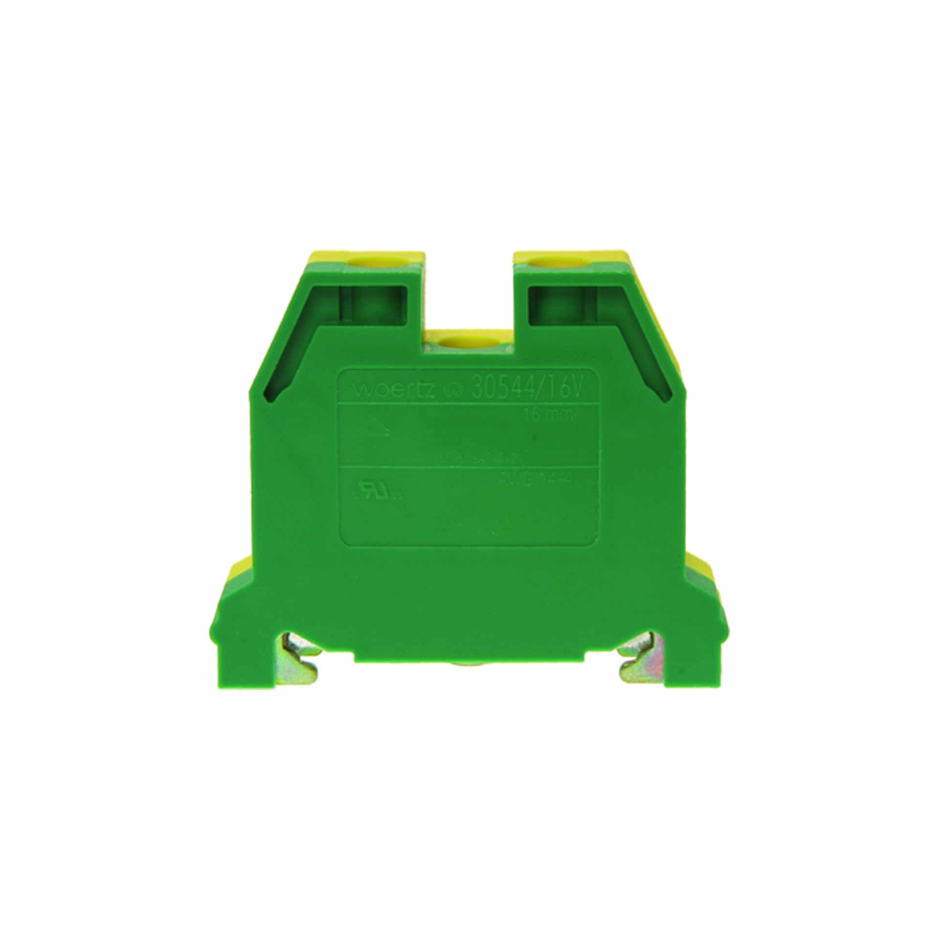 Borne de protection DIN35 35mm2, 2-conducteurs, v/j