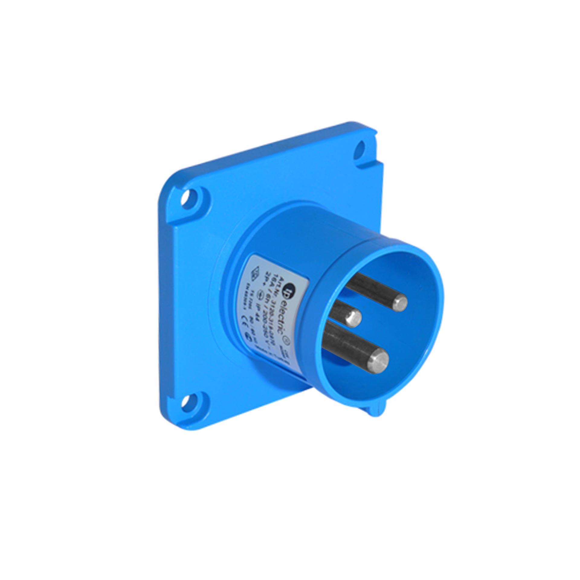 Quick CEE Gerätestecker 16A 3P 6h, 1PNE 230V, gerade Ausführung, vernickelte Kontakte, QC-System Quick CEE Gerätestecker 16A 3P 6h, 1PNE 230V, gerade Ausführung, vernickelte Kontakte, QC-System