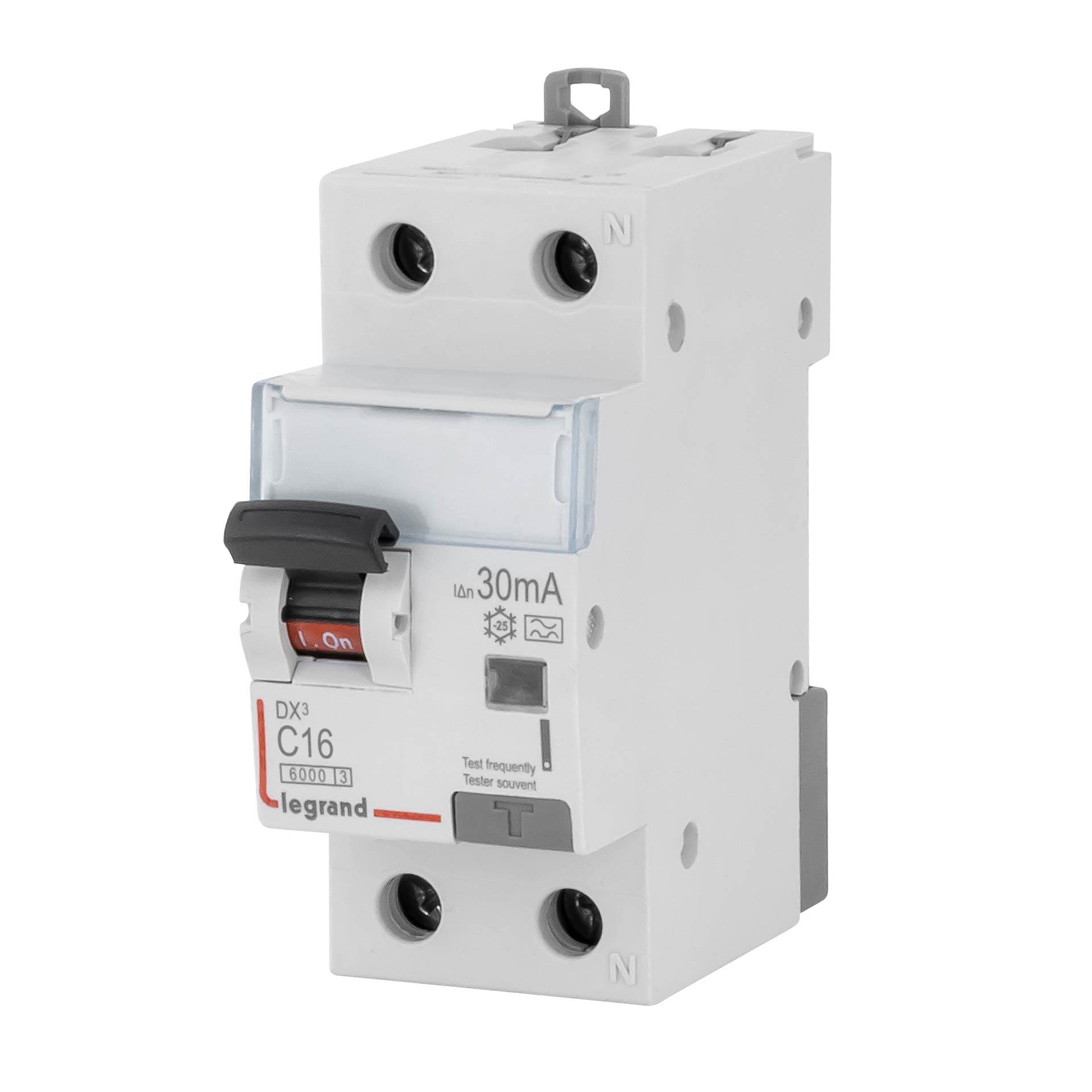 FI/LS Standard 1PN, Charakteristik C / 16A (0.03A), Typ A, 6kA