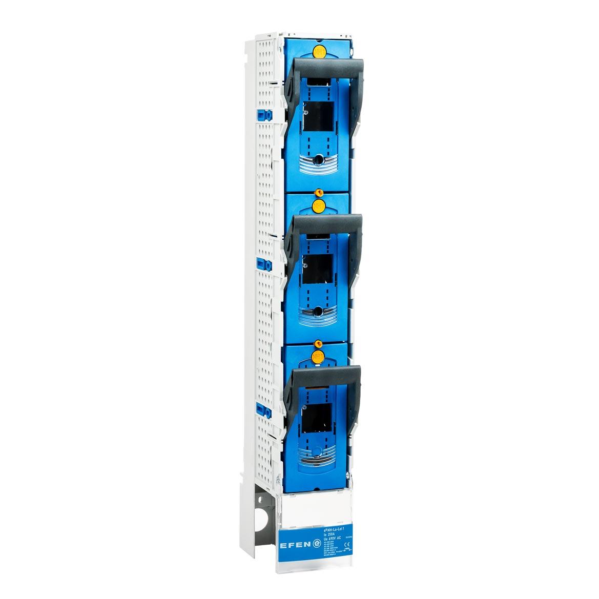 NH fuse-switch-disconnectors size 1, 3P, 185mm (1-pole switchable)