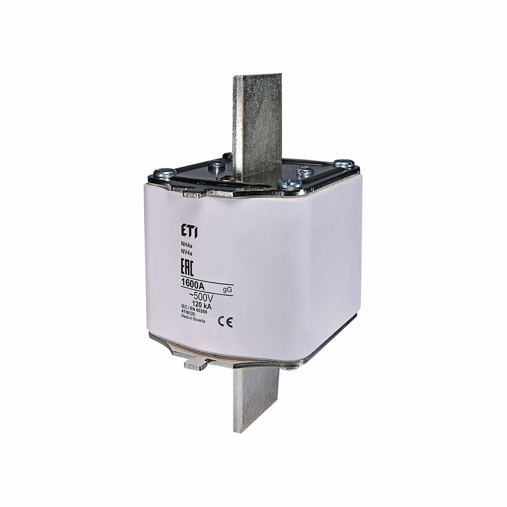 NH-Sicherung Gr. 4a 1600A, Charakteristik gL-gG 500V 