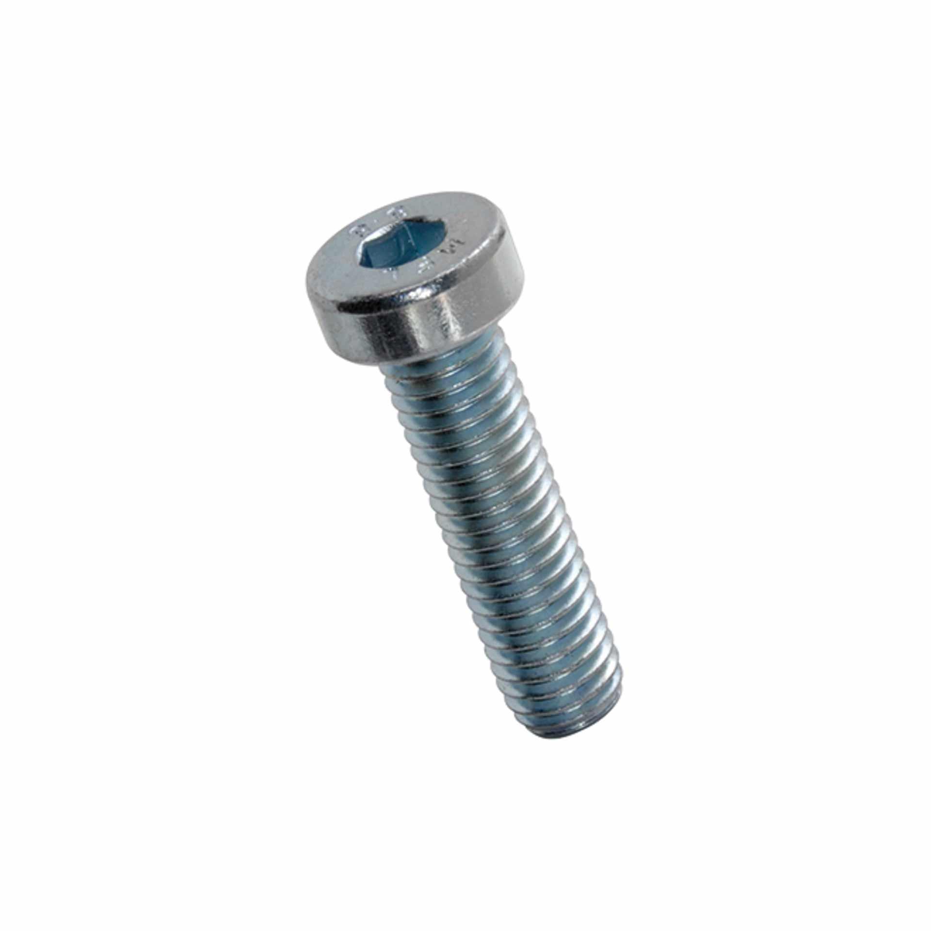 Cheese head screw with hexagon socket and low head M5x16mm