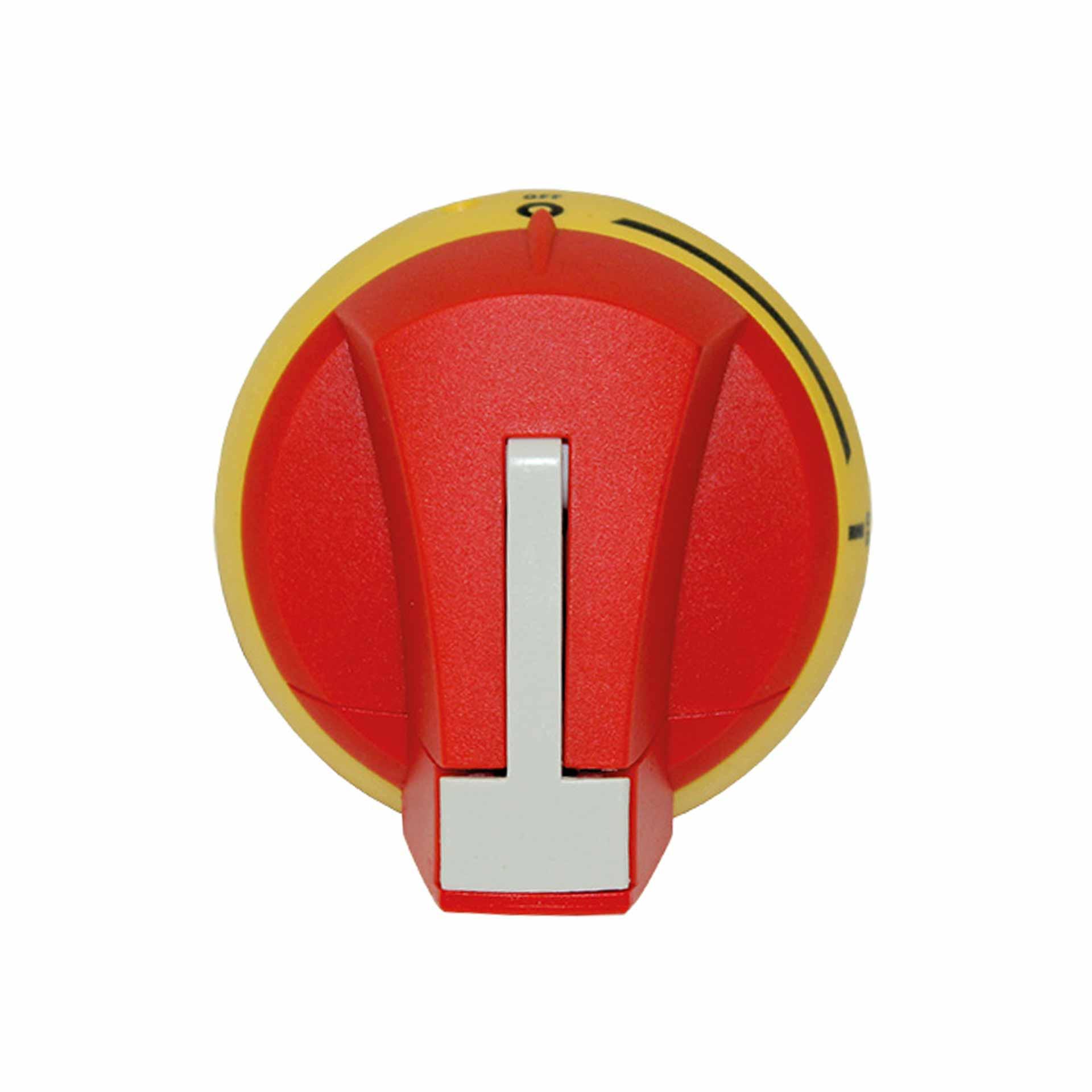 Levier de commande indirect (montage sur porte) pour interrupteur CLBS 25A-125A, rouge (sans axe)