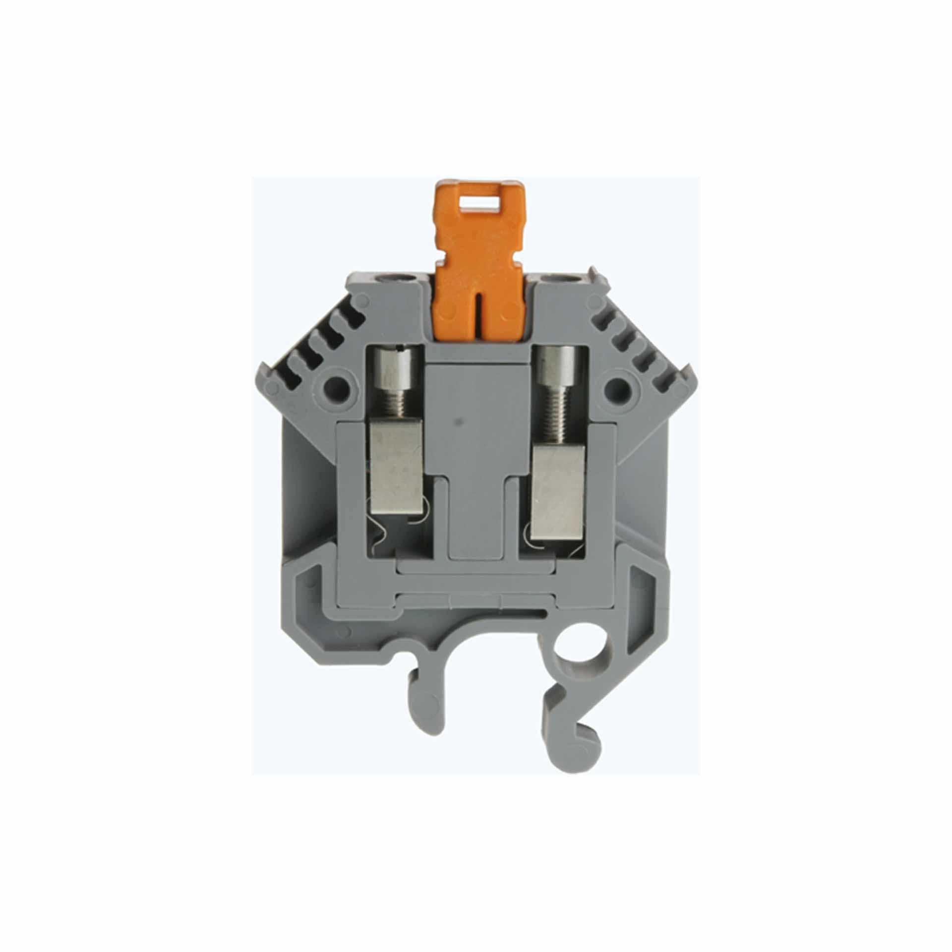 Terminale di disconnessione DIN32 2,5 mm², a 2 conduttori, grigio con spina