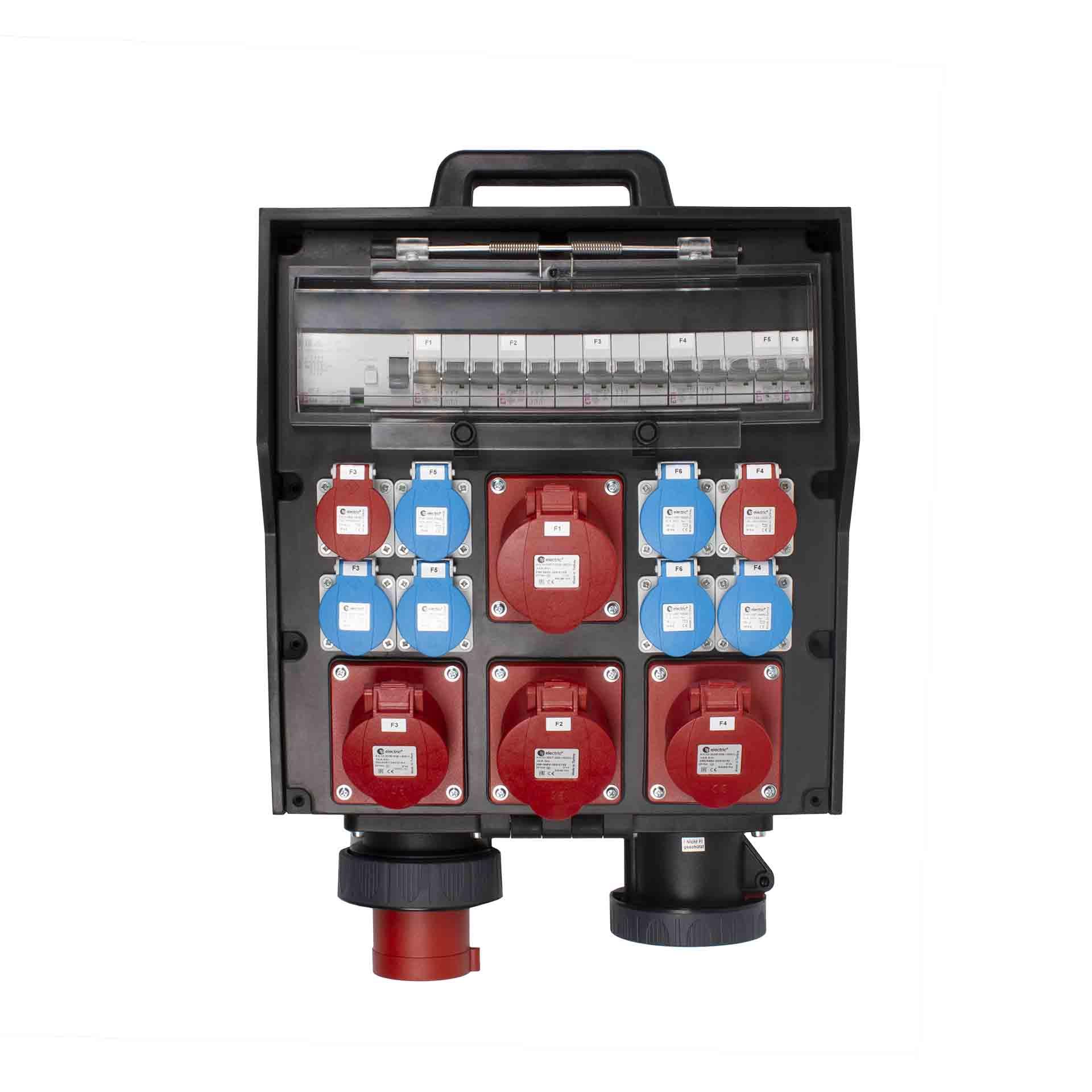Hard rubber site power distributor 371S-14 63A