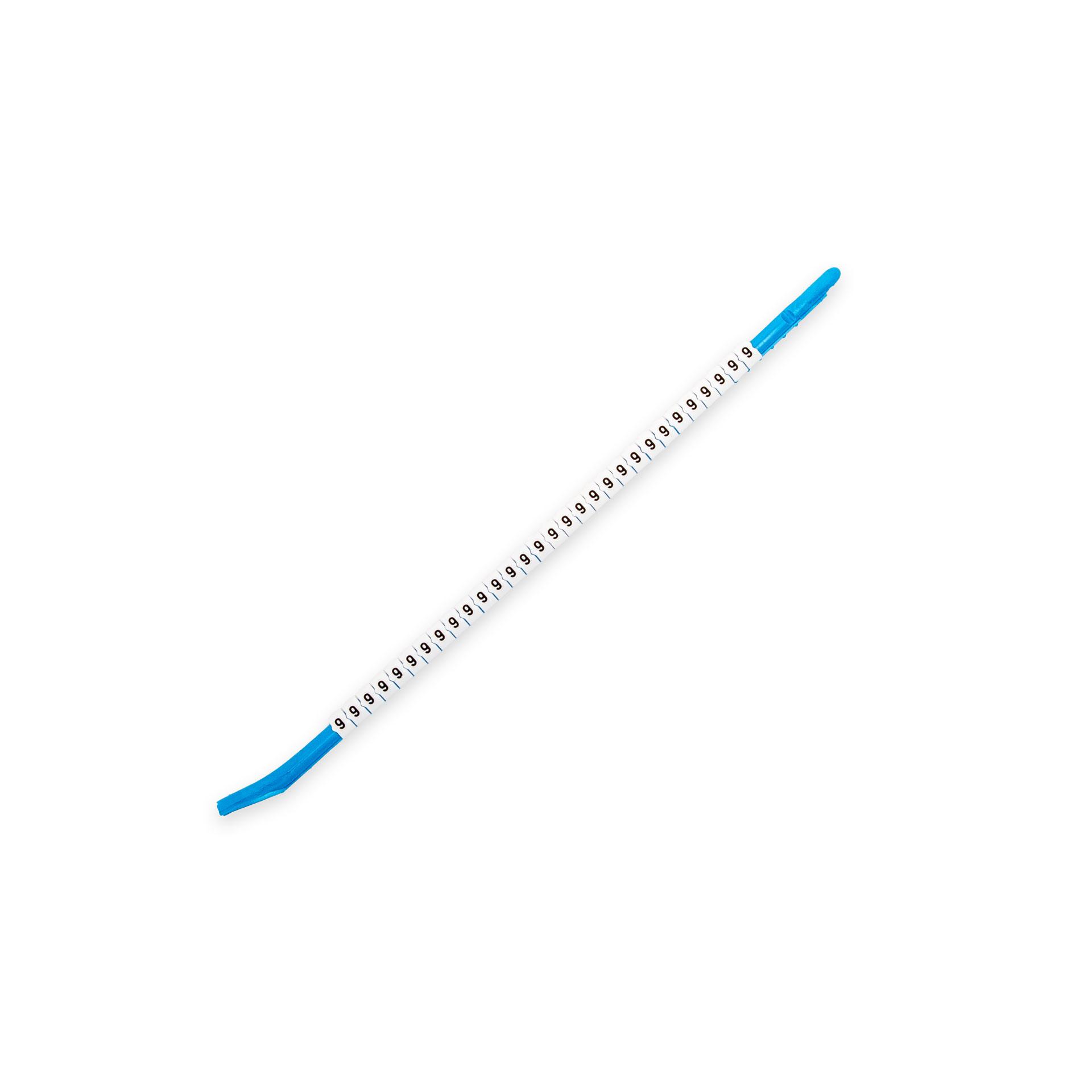 Marking sleeves "9", 1.5 - 2.5mm2, white, pack of 300 pieces