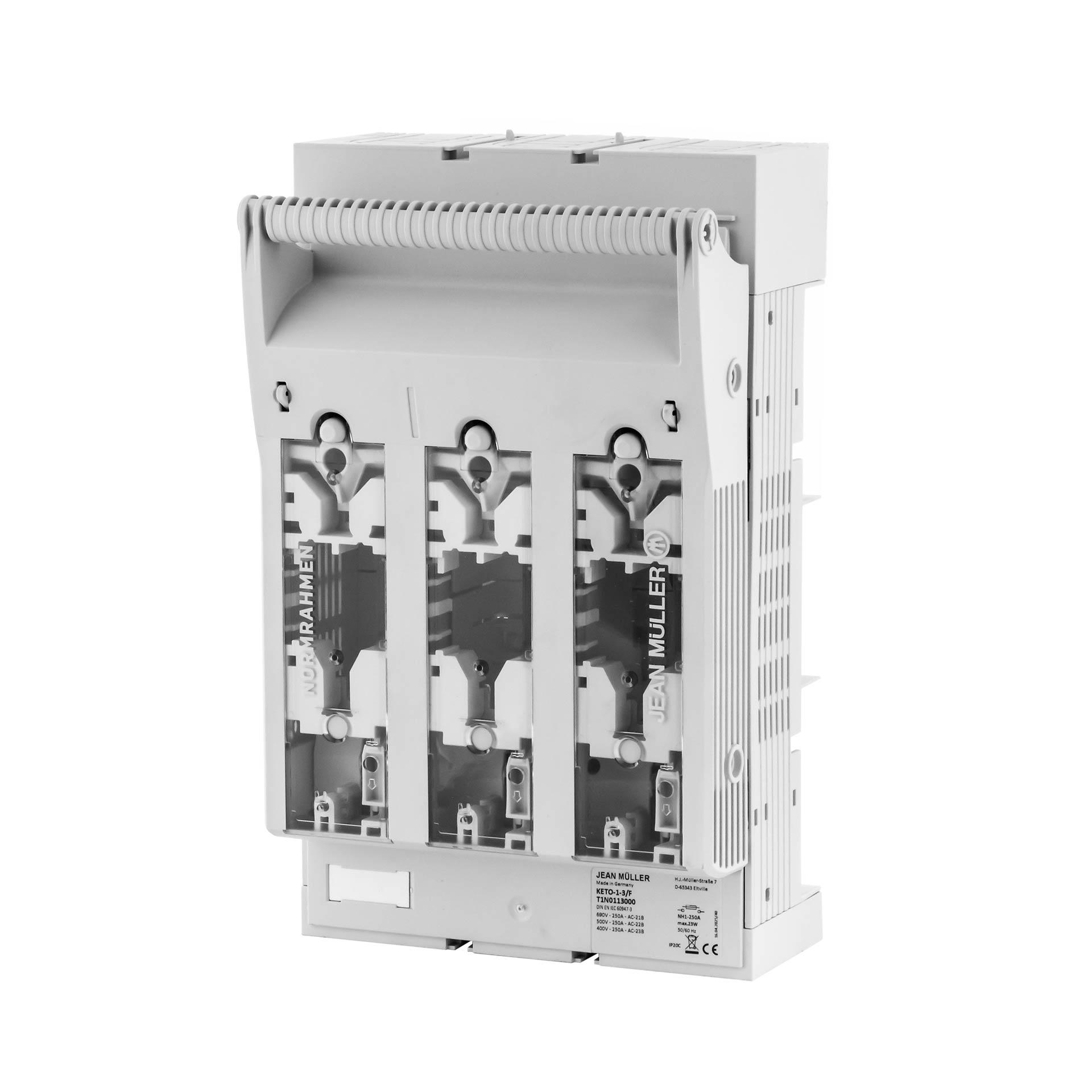 KETO sectionneur HPC Gr.1, 3P, M10, 250A, gris clair (en saillie)