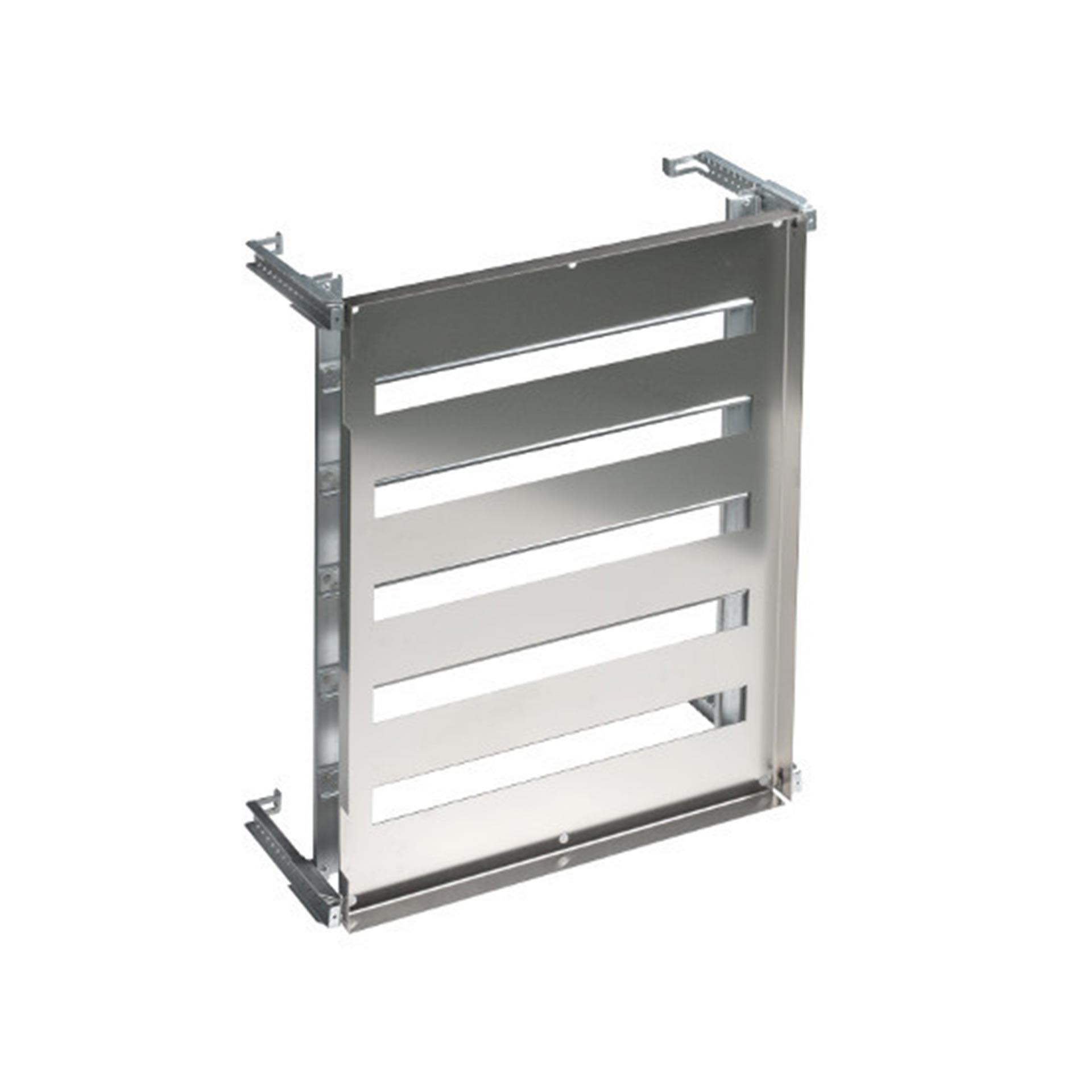 Cadre en inox modulaire, 5x22 (104) modules, pour montage dans les coffrets LxHxP 500x700x250-300mm
