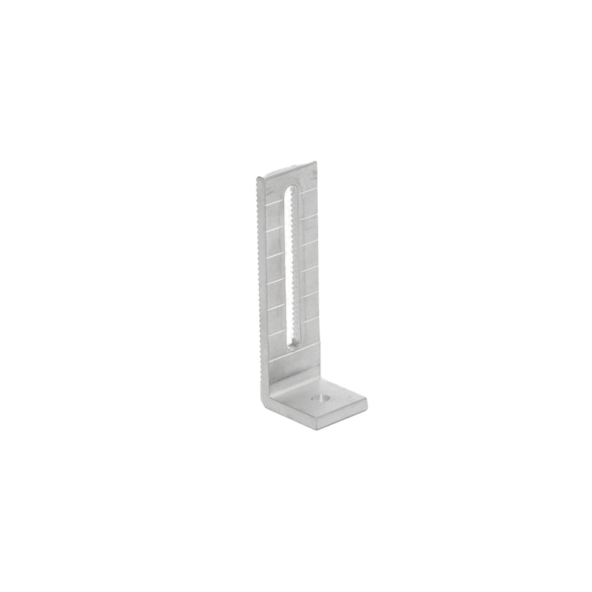 Grid bracket, aluminium, 89 mm length, hole 6.5mm